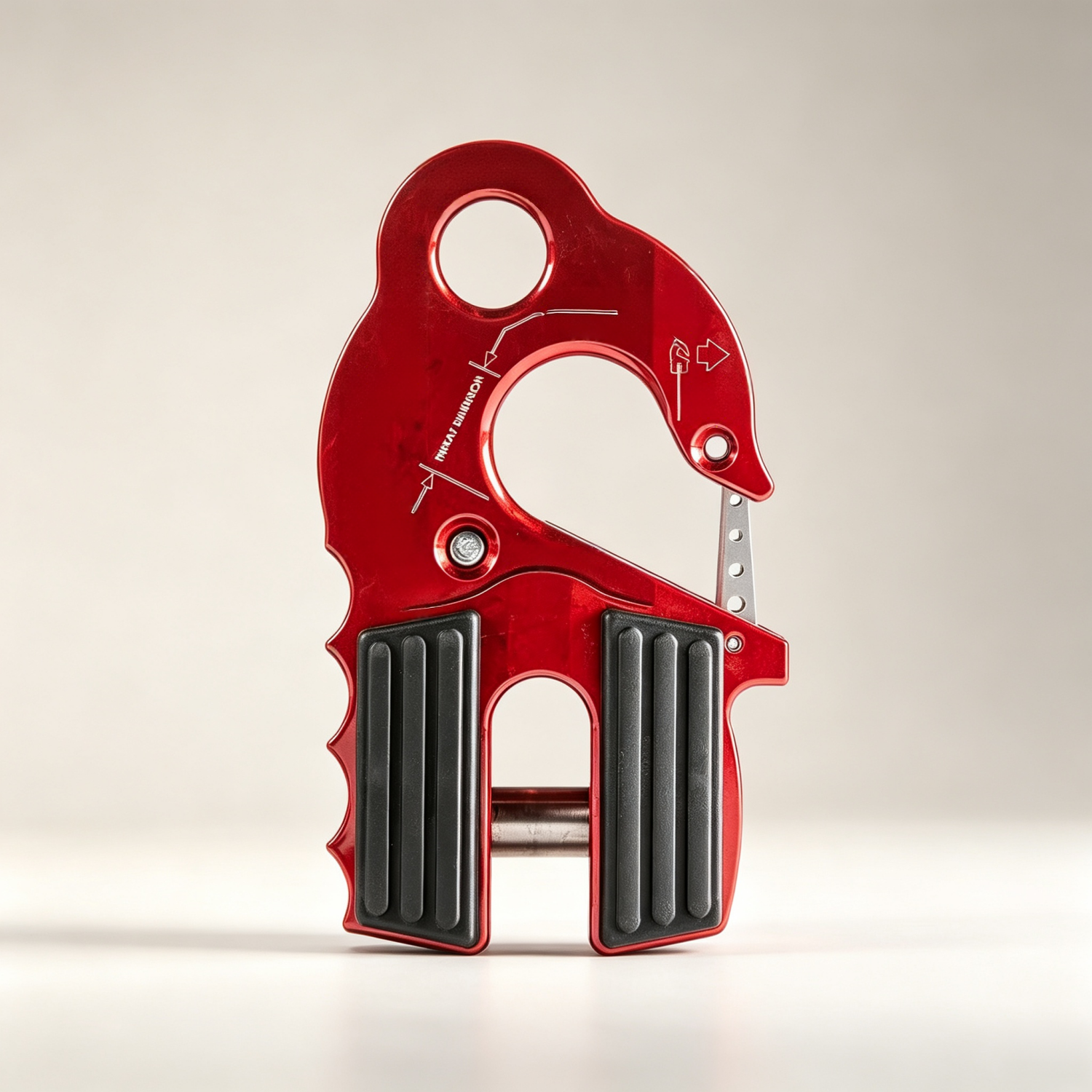 Heavy Duty Winch Hook with Closed System Shackle Mount