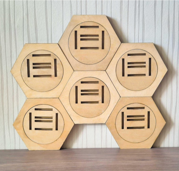 Hexagonal Medal Display Set – Turn Achievements Into Wall Art