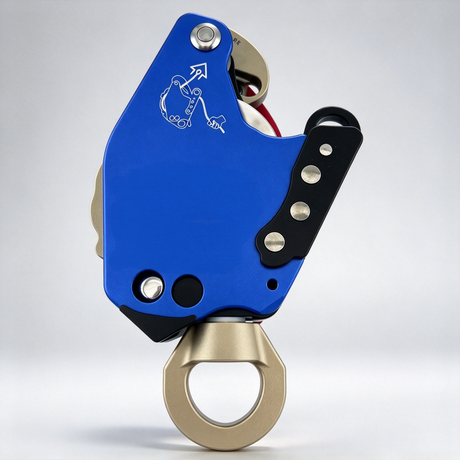Drill-Powered Rope Ascender – Lift, Lower, and Secure with One Tool