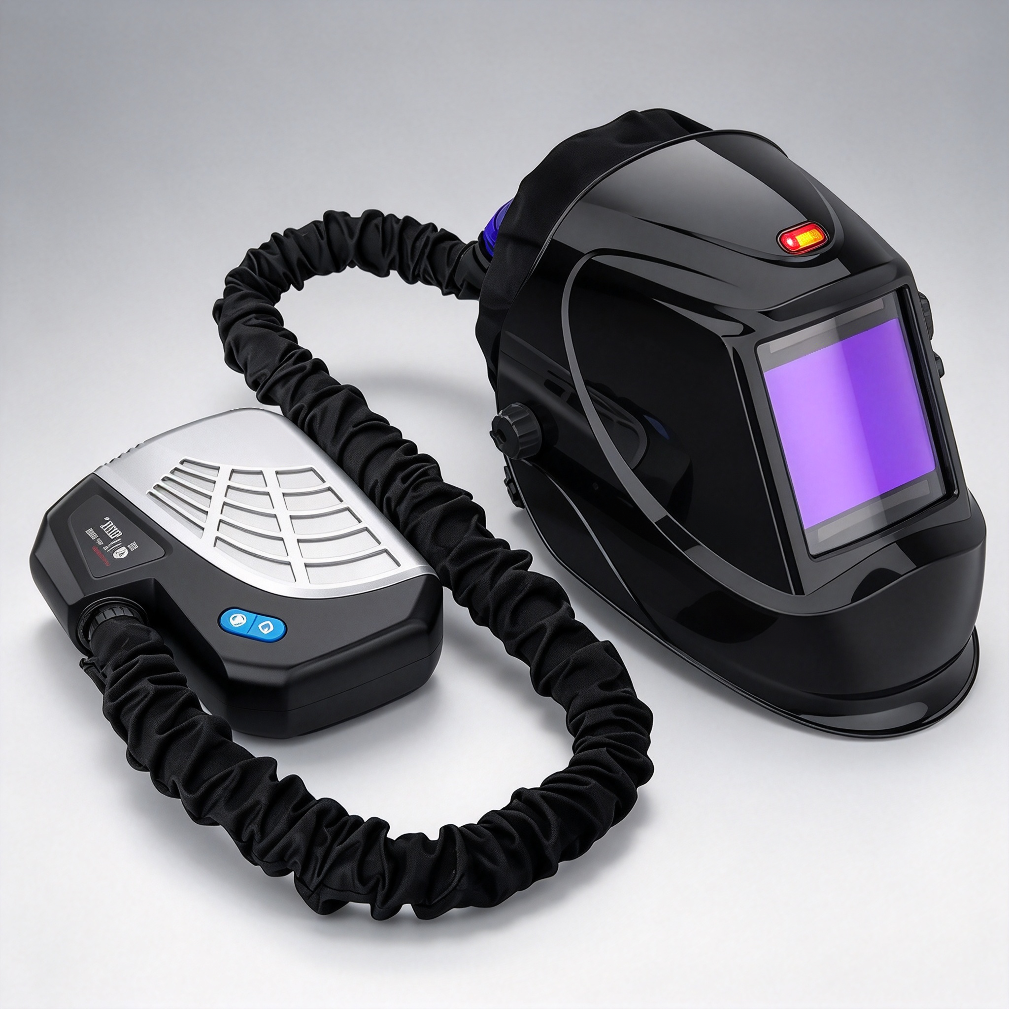 Powered Air Purifying Welding Helmet – 99.97% Filtration, True Color, 4 Arc Sensors