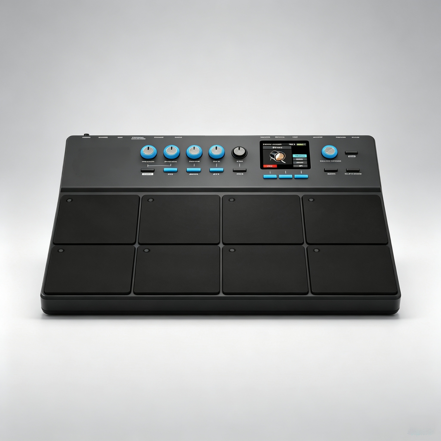 Portable Digital Percussion Pad – 8 Velocity Pads, MIDI & Effects