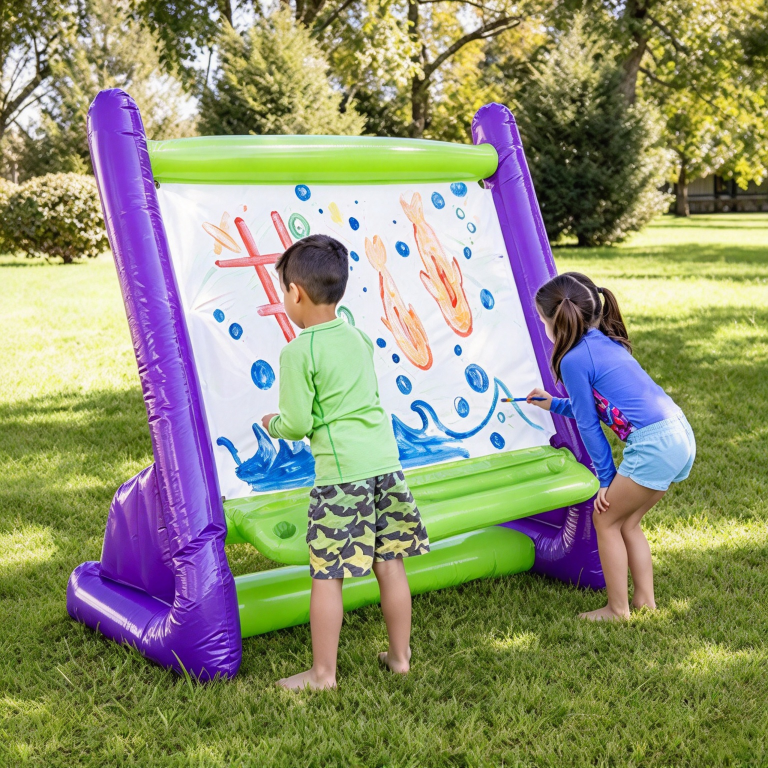 Giant Inflatable Art Easel – Indoor & Outdoor Creative Play