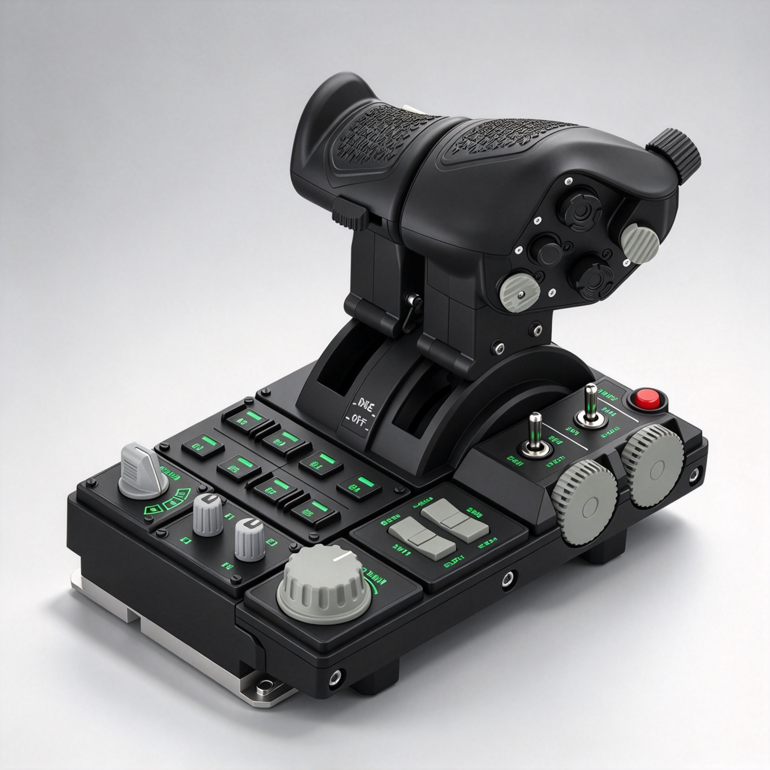 Metal HOTAS Combat Throttle — Hall Sensors, Haptic Feedback & 89 Inputs