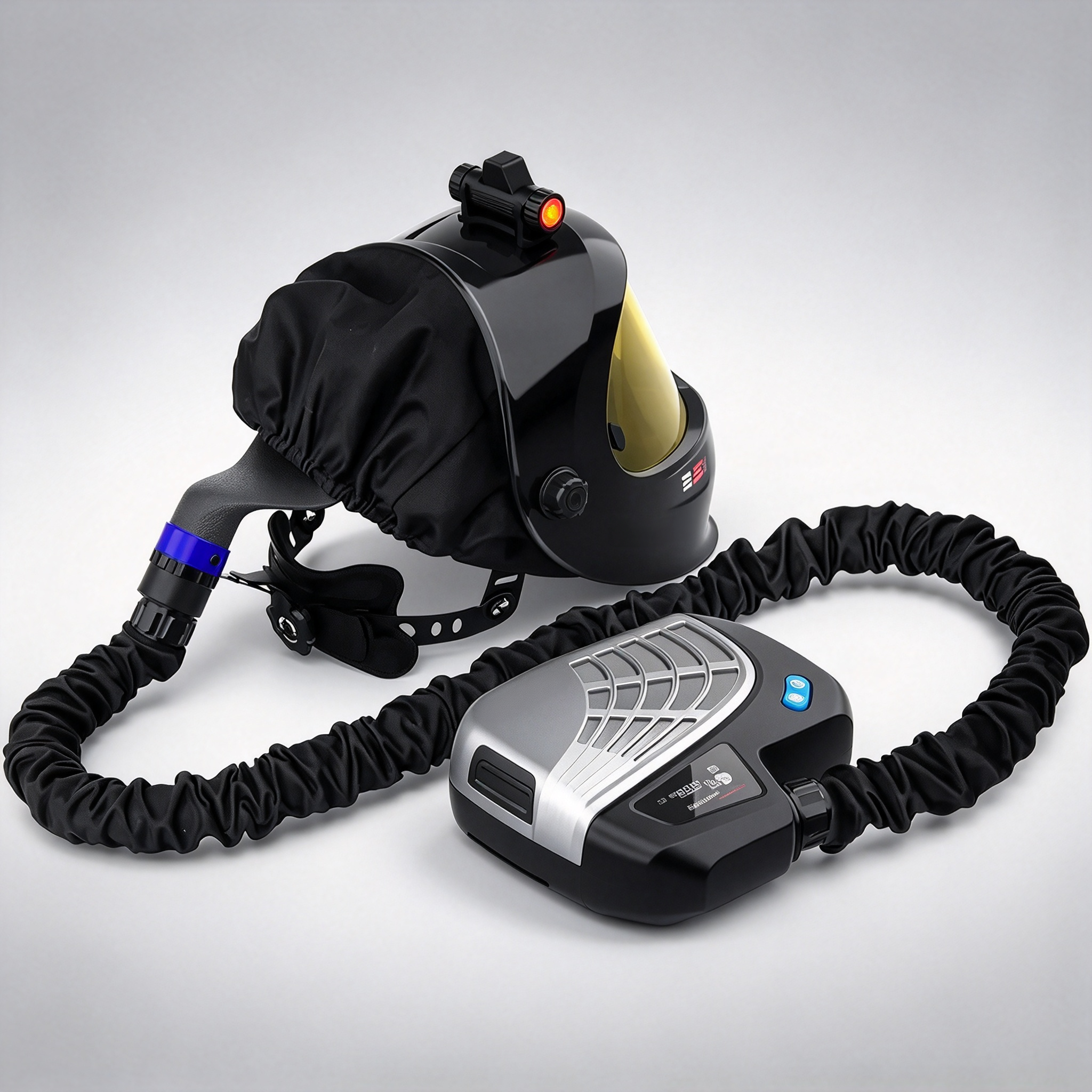 Powered Air Purifying Welding Helmet – 99.97% Filtration, True Color, 4 Arc Sensors