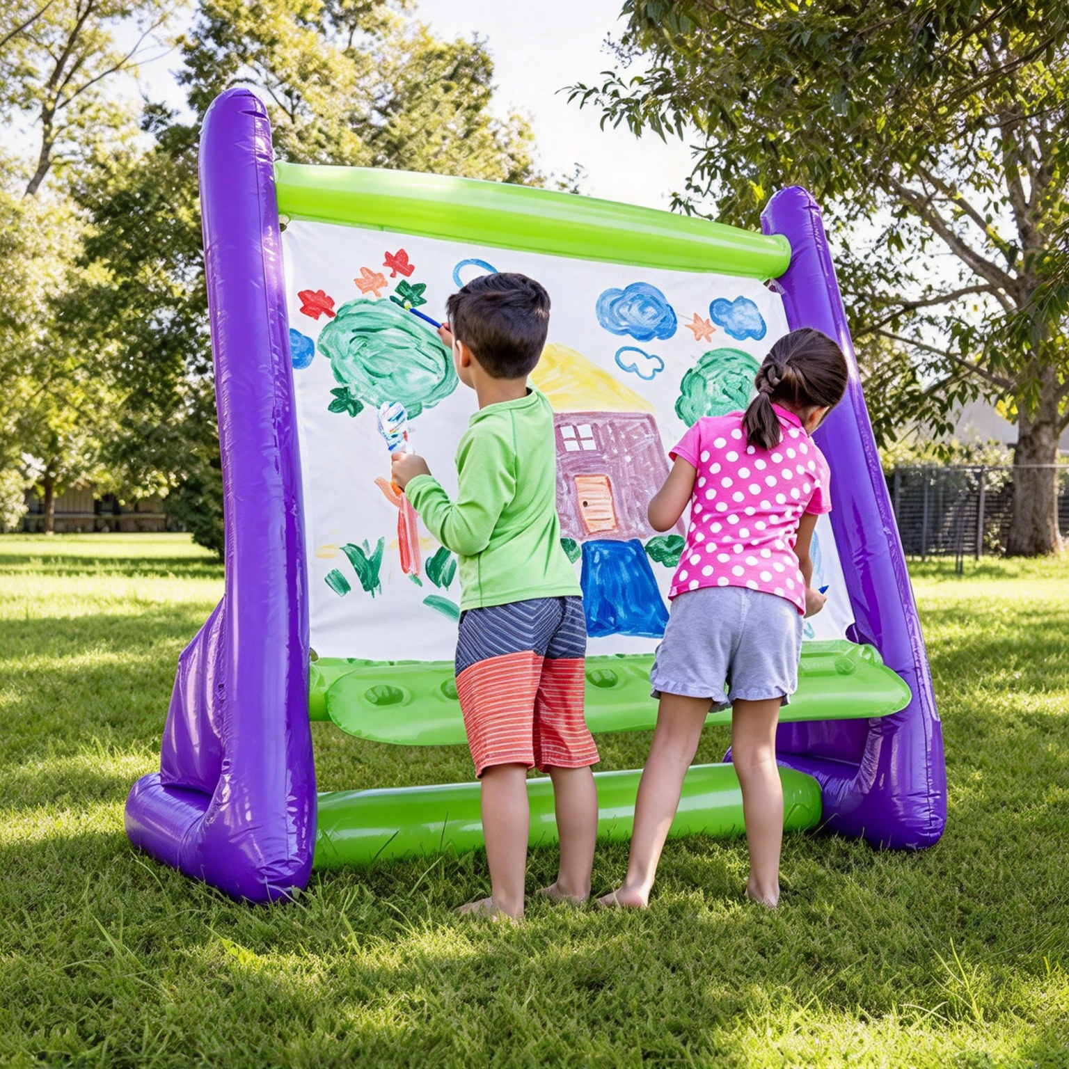 Giant Inflatable Art Easel – Indoor & Outdoor Creative Play