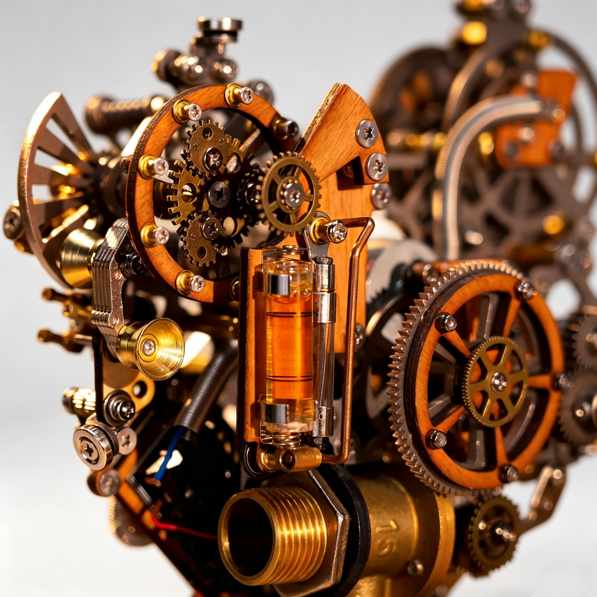 Kinetic Mechanical Sculpture – 699-Piece DIY Metal Model Kit