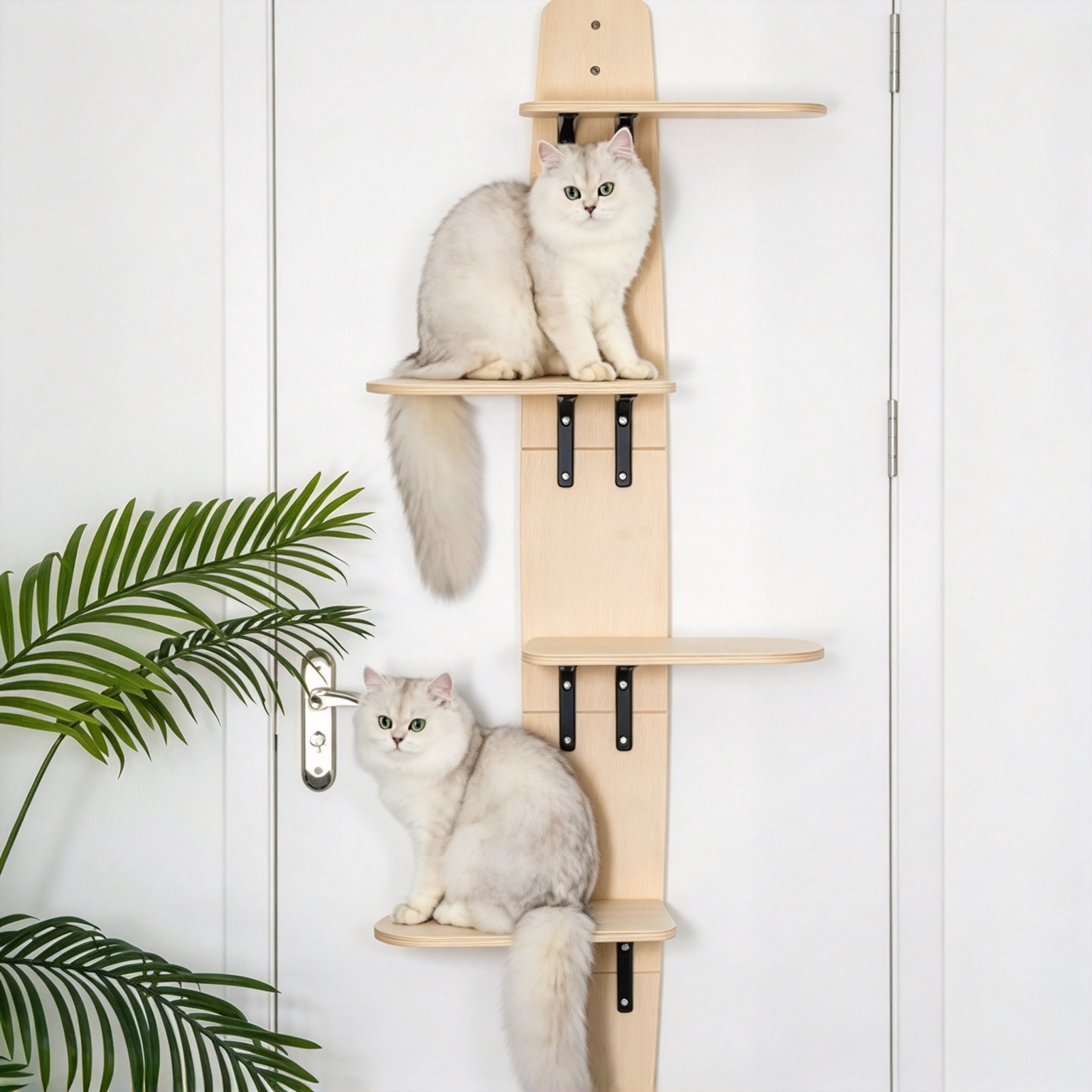 Over-the-Door Cat Tree – 4-Tier Hanging Cat Shelf