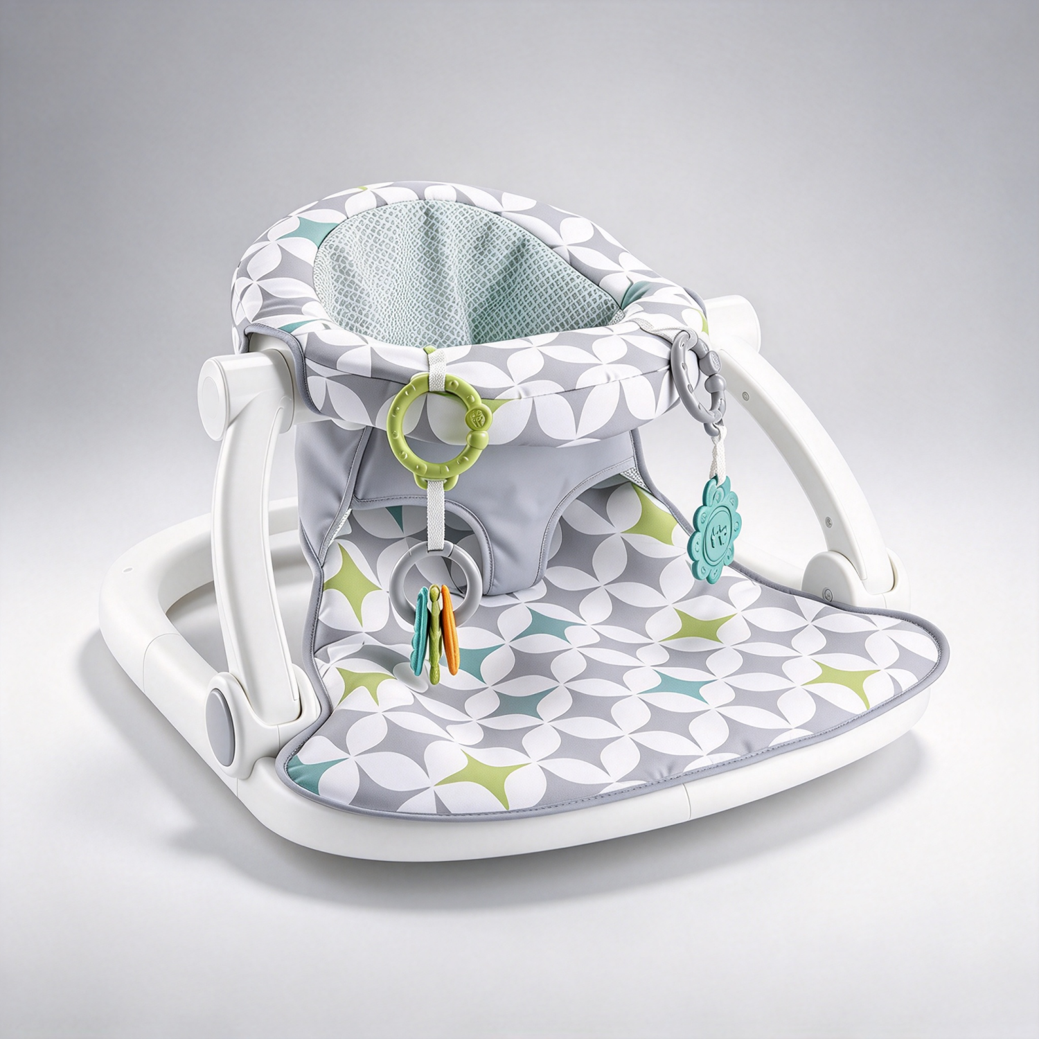 Portable Baby Floor Seat – Sit-Up Support with Toys