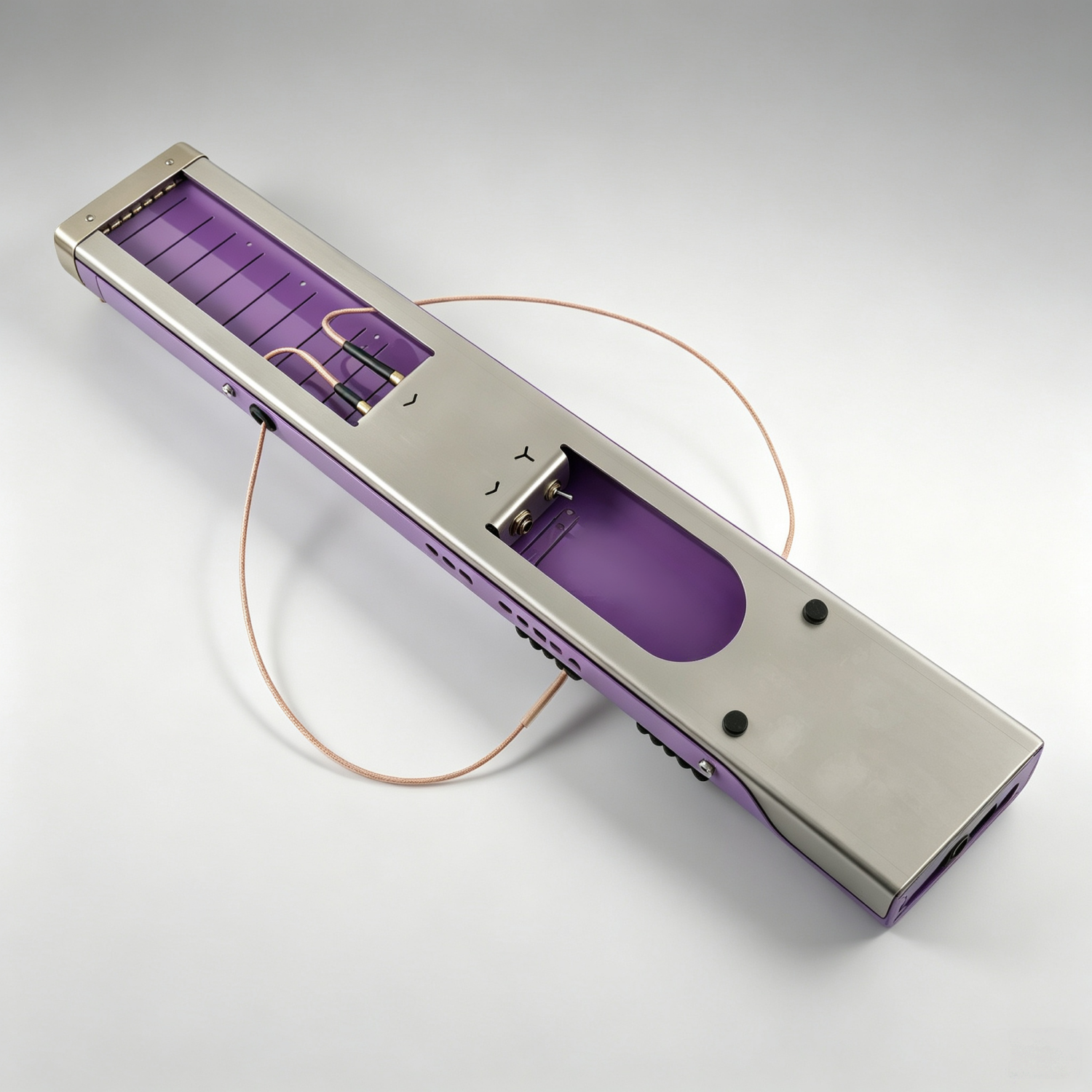 Movable Dual-Pickup Lap Steel Guitar – 6-String, Mono/Stereo