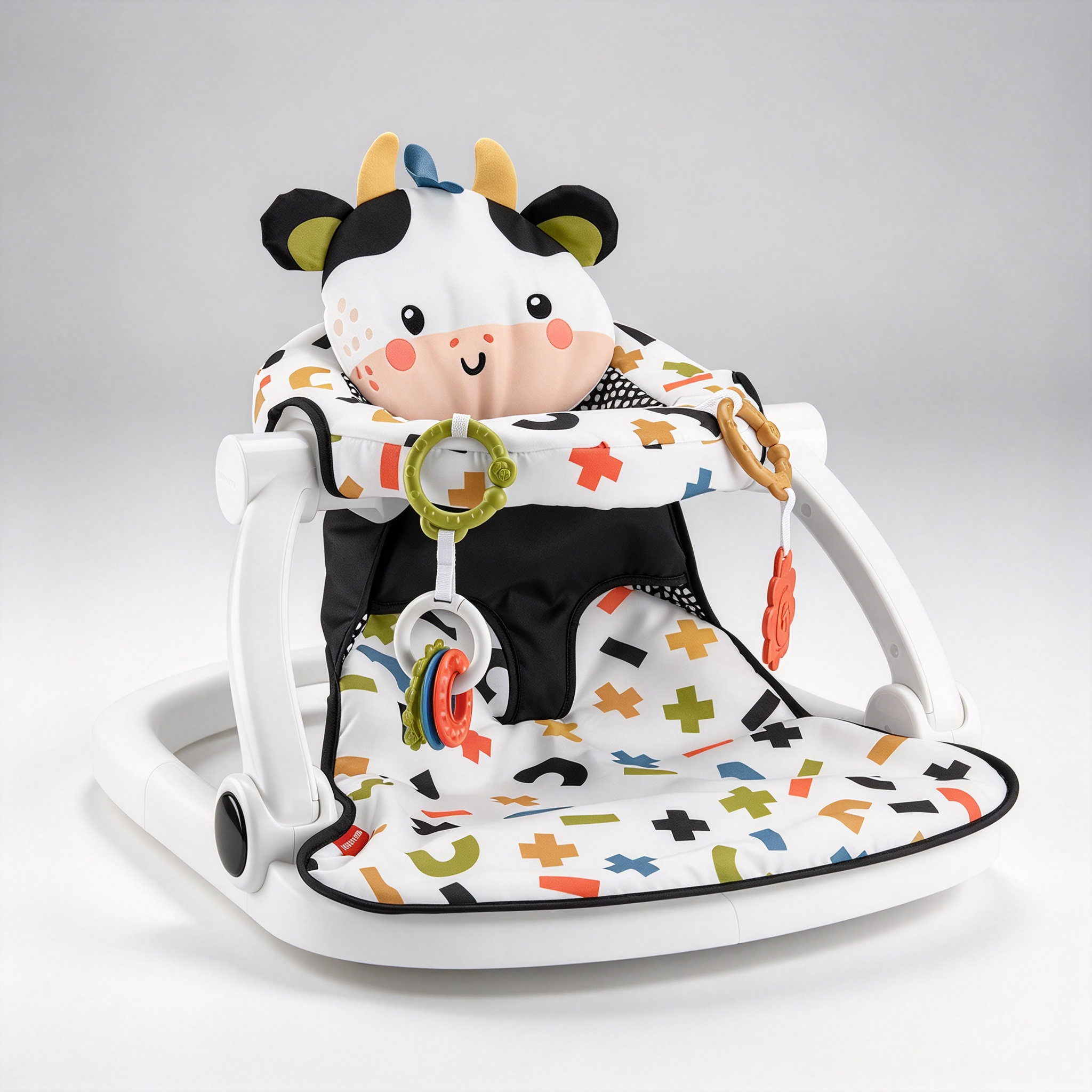 Portable Baby Floor Seat – Sit-Up Support with Toys
