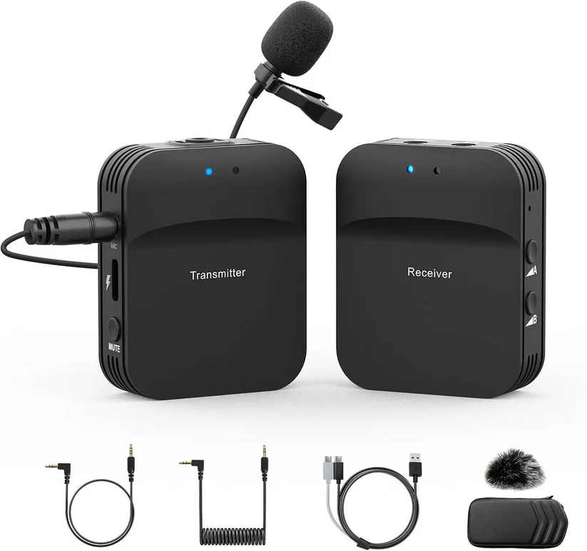 Wireless Lavalier Microphone – Clear Audio Recording System