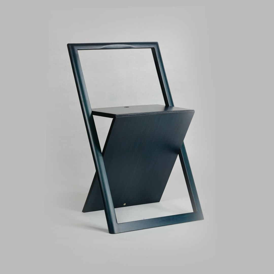 Minimalist Bamboo Folding Chair – 3cm Flat Fold