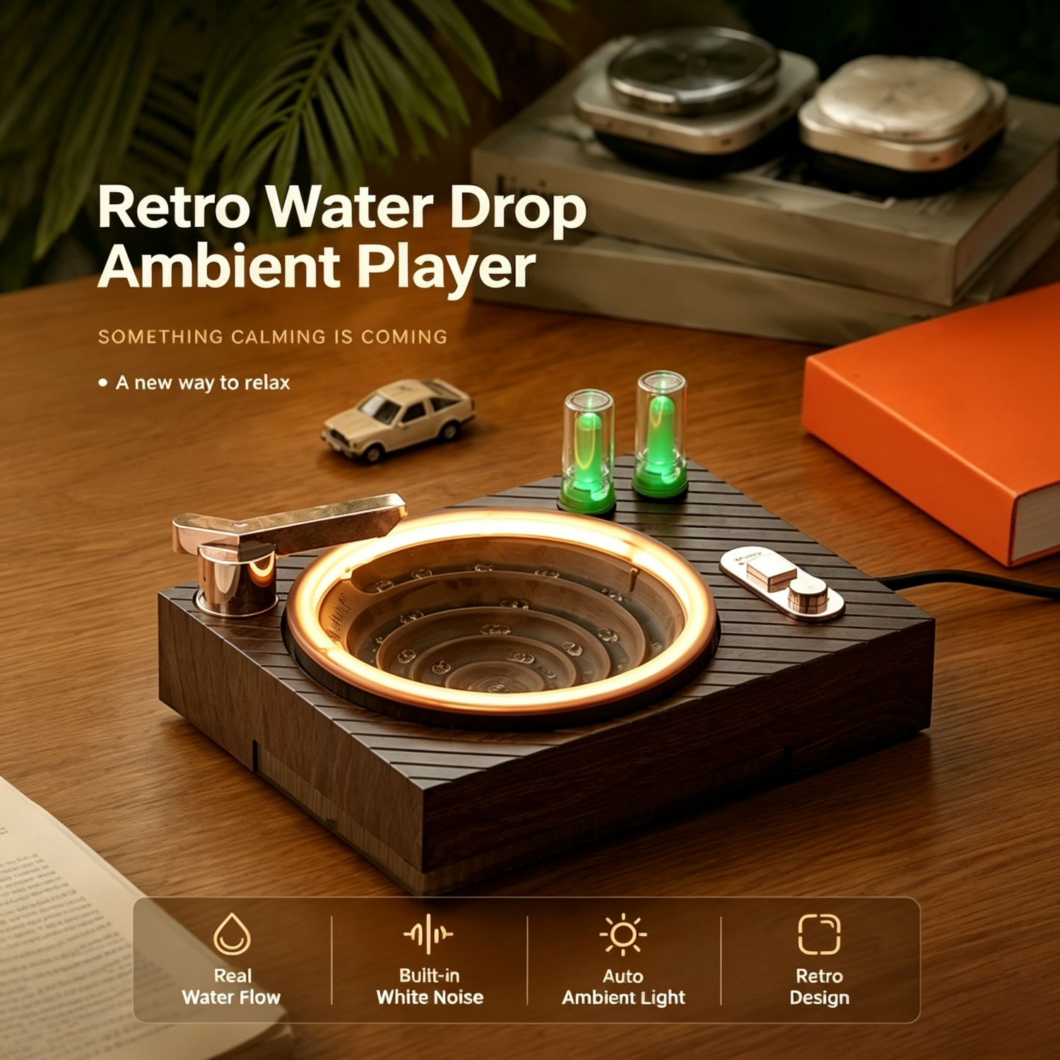 Retro Water Drop Ambient Player