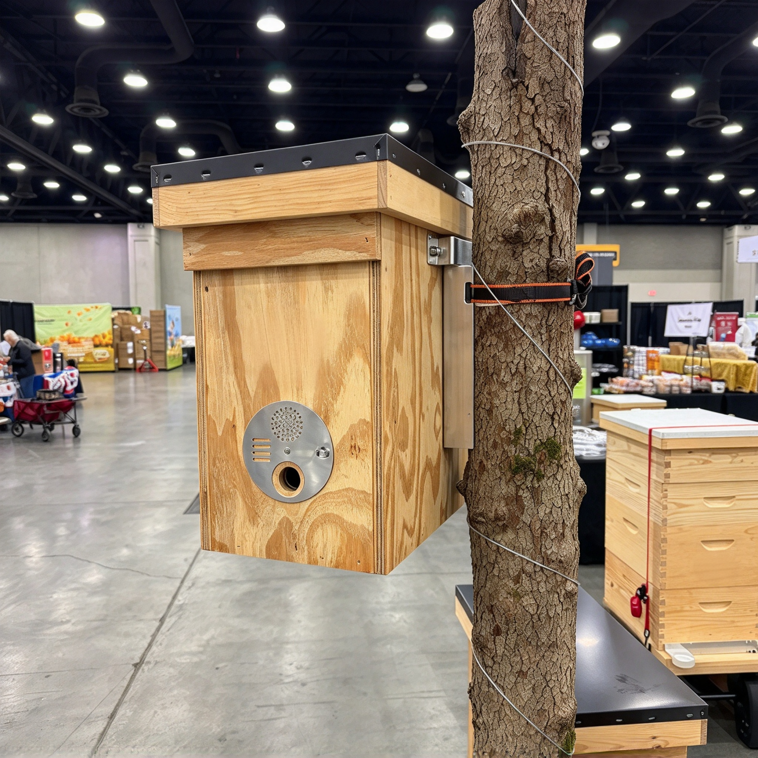 Premium Swarm Trap – 47L Cavity, Wax-Dipped, 6-Frame, Mounting Kit Included