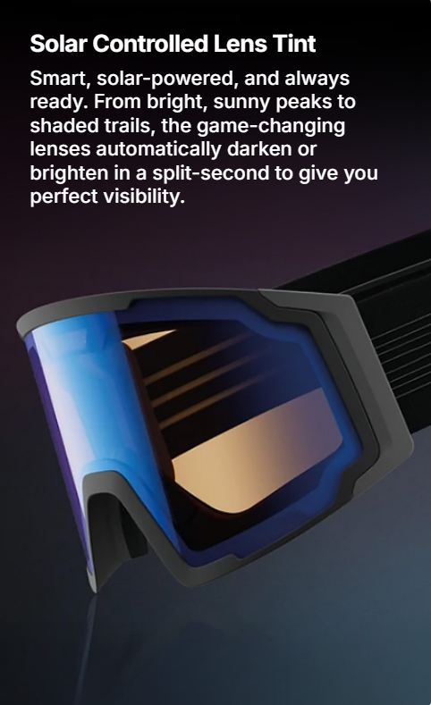 Skiing sun protection goggles