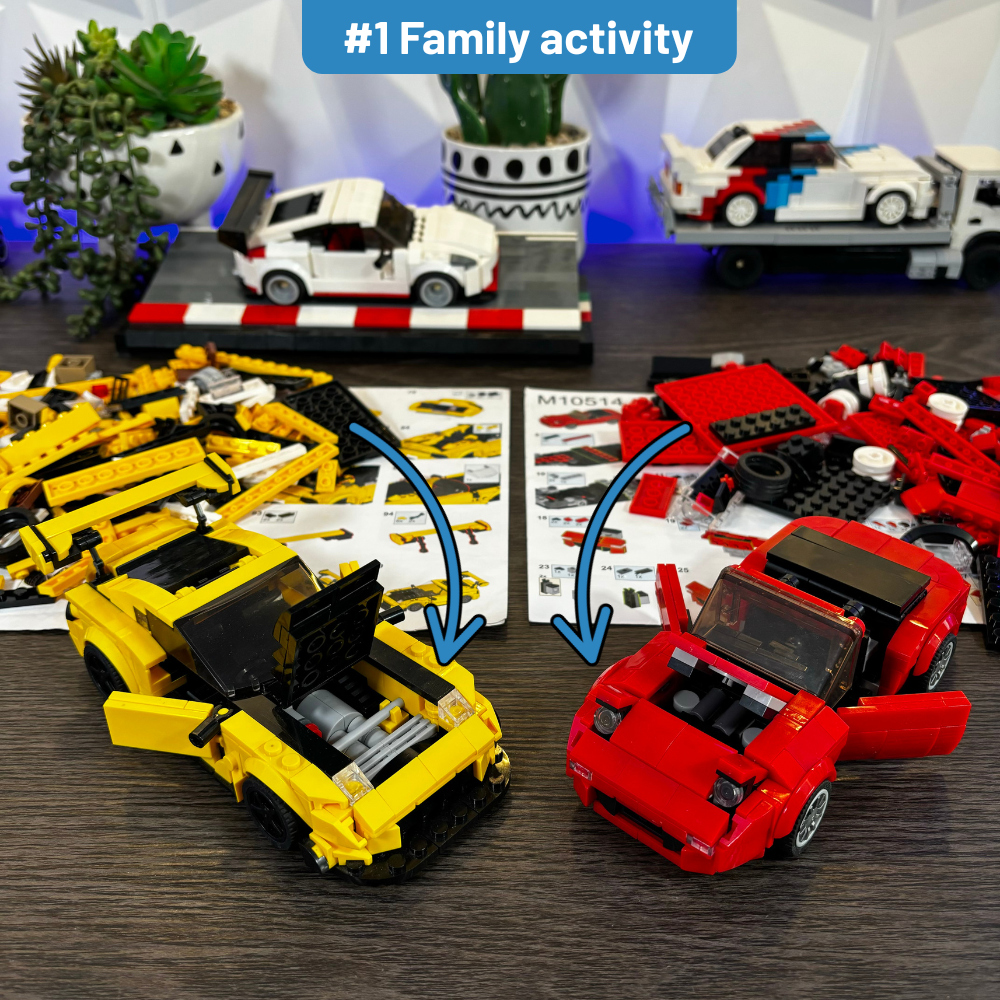 Buildable Tuning Garage Brick Set (1:24 Scale)