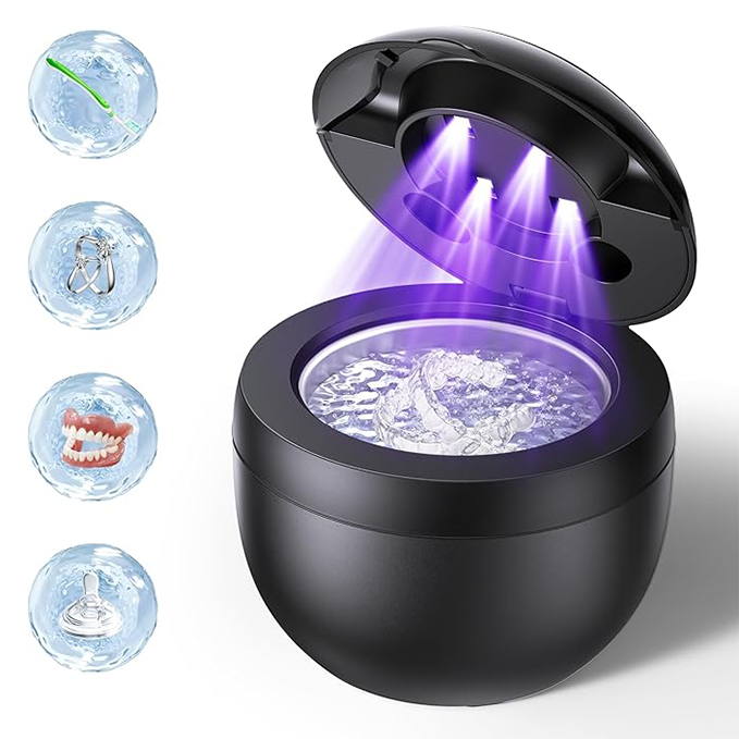 Dental ultrasonic retainer cleaning machine