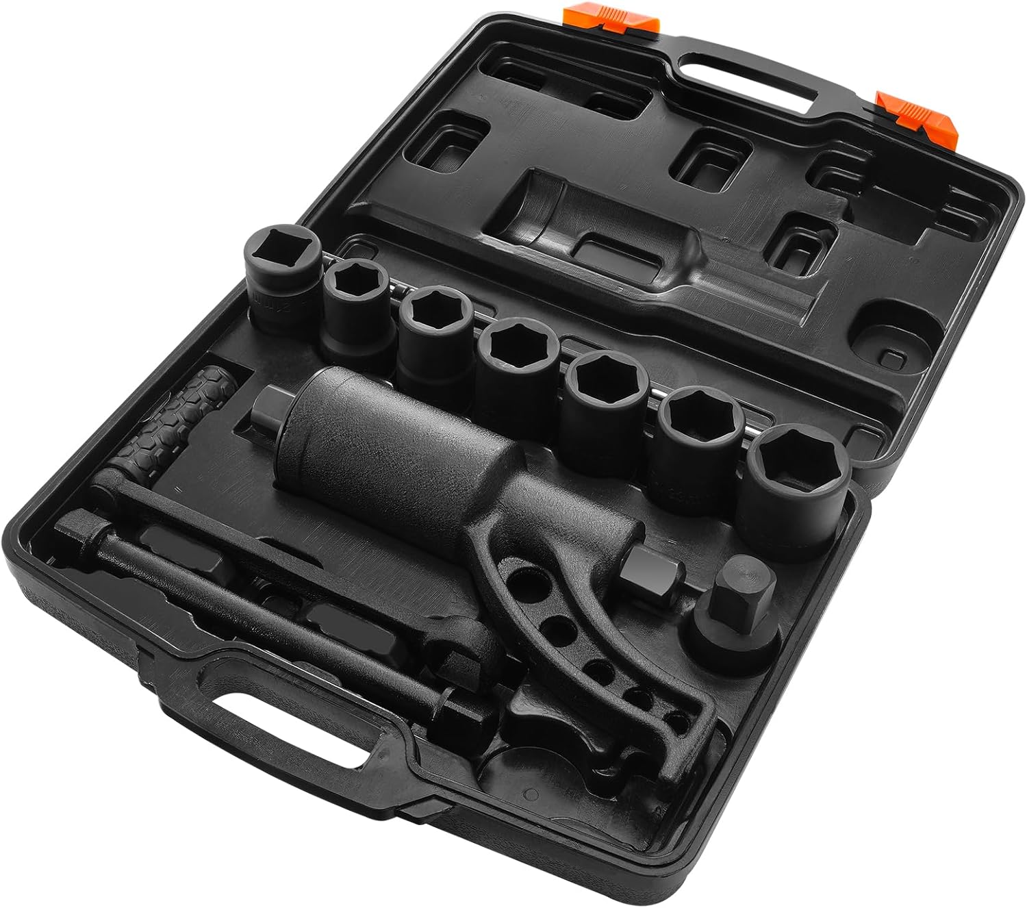 Torque Multiplier – 1:64 Gear Ratio, 6,800N·m Output, 8 Sockets (24-38mm), Storage Case