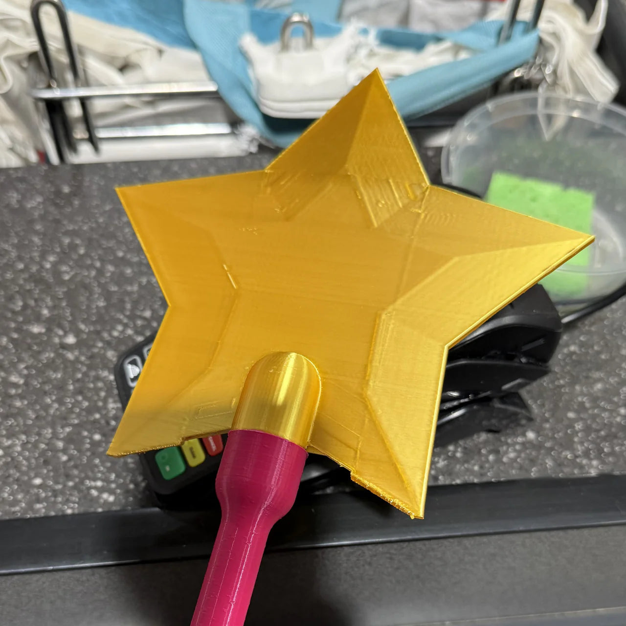 Tap the payment wand - simply insert the star icon