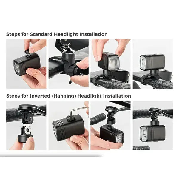 Bike Front Light with Smart Control – 1000LM Ultra-Bright Headlight