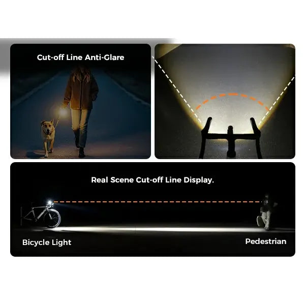 Bike Front Light with Smart Control – 1000LM Ultra-Bright Headlight