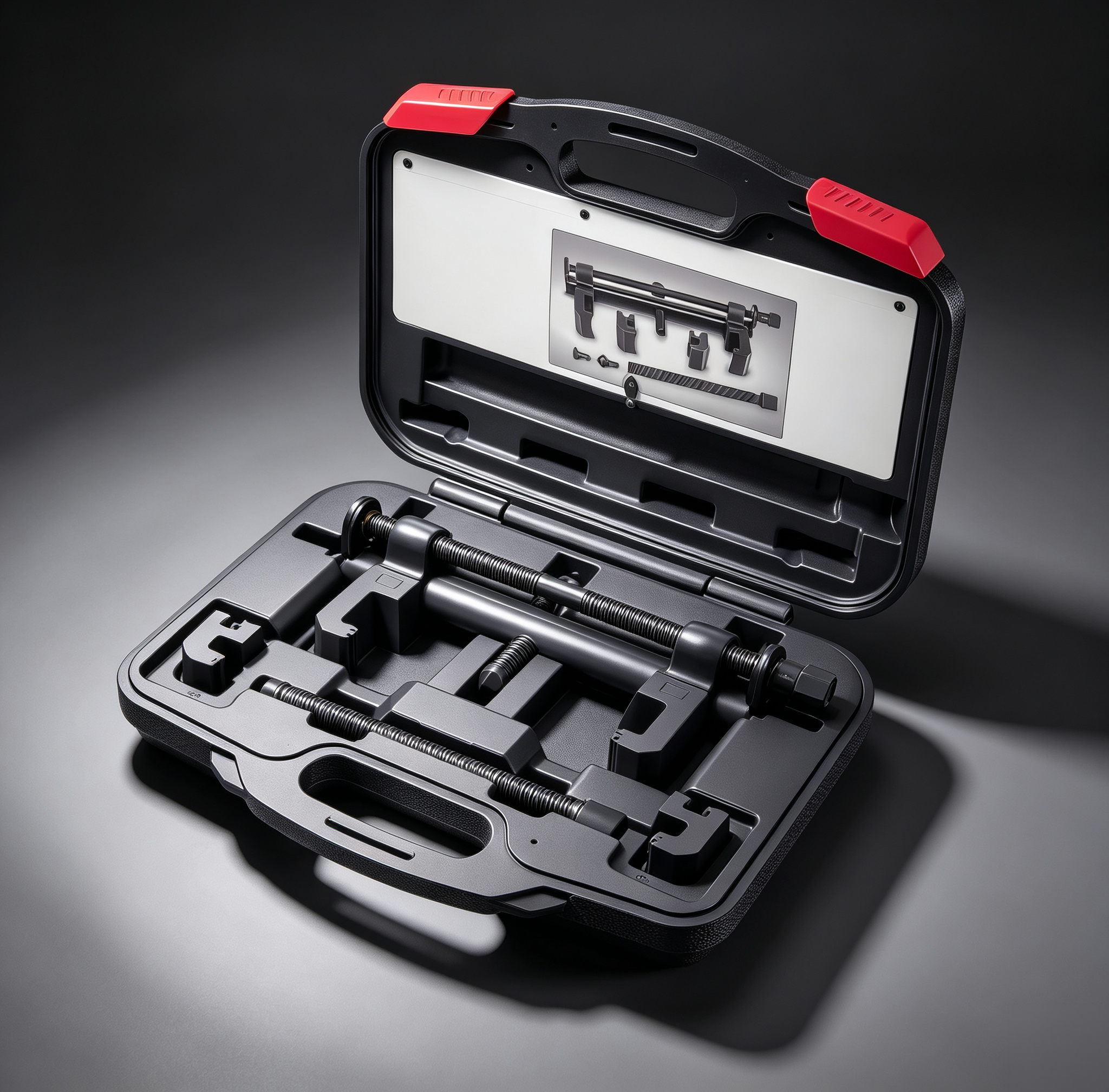 Universal Pulley Puller Kit – Safe Removal for Press-Type Pulleys, Adjustable Jaws, Storage Case