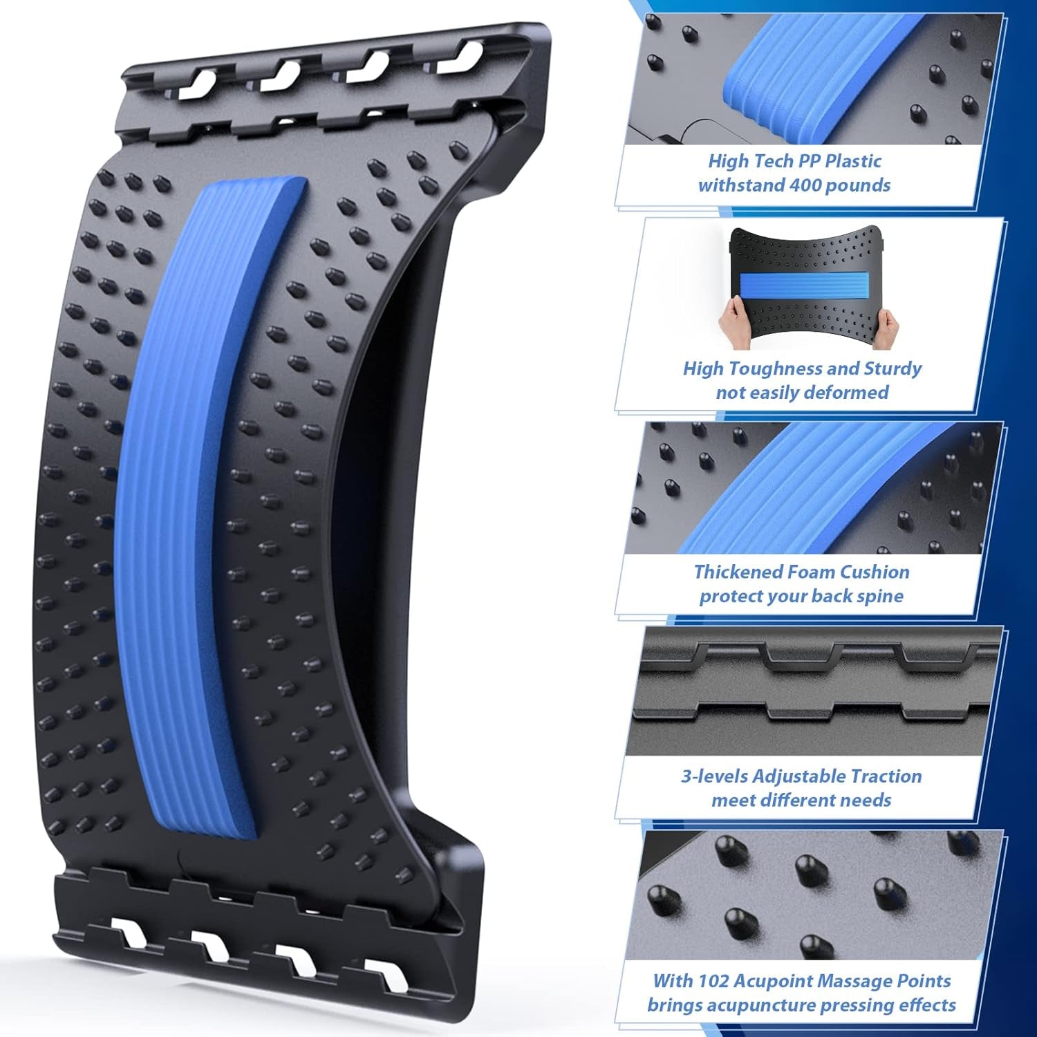 Scoliosis back massager back stretcher