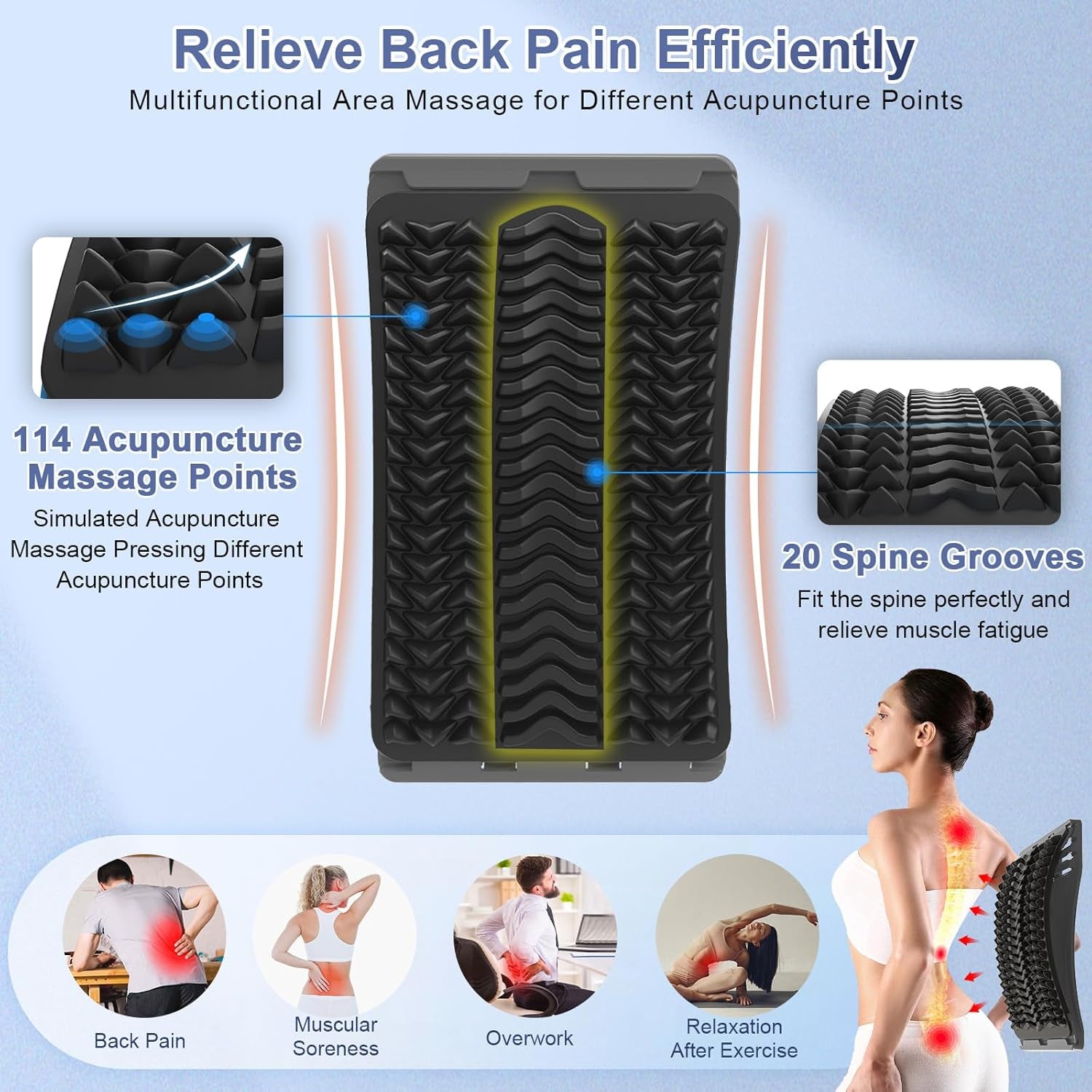 Scoliosis back massager back stretcher