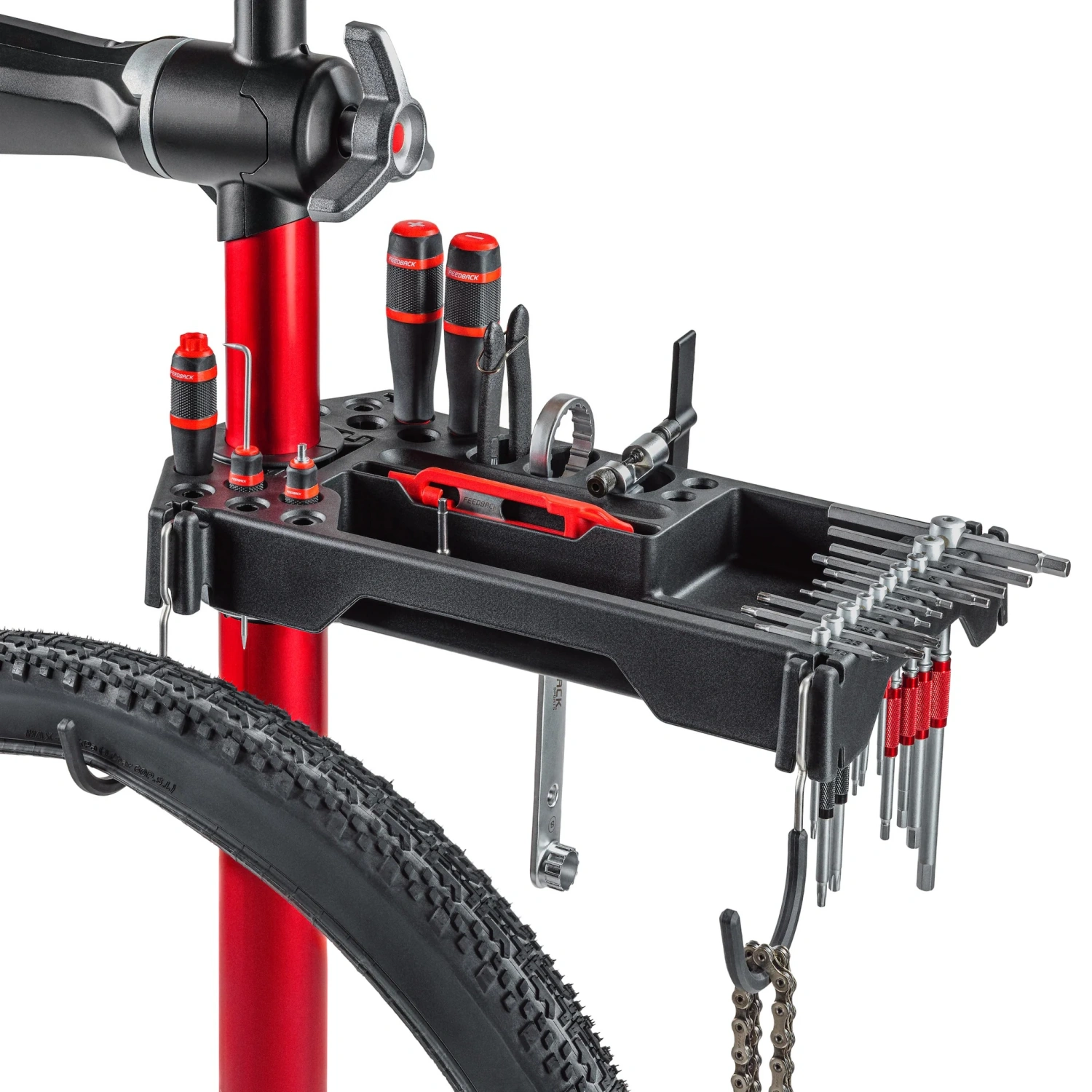 Bike Repair Stand Tool Tray – 27 Slots