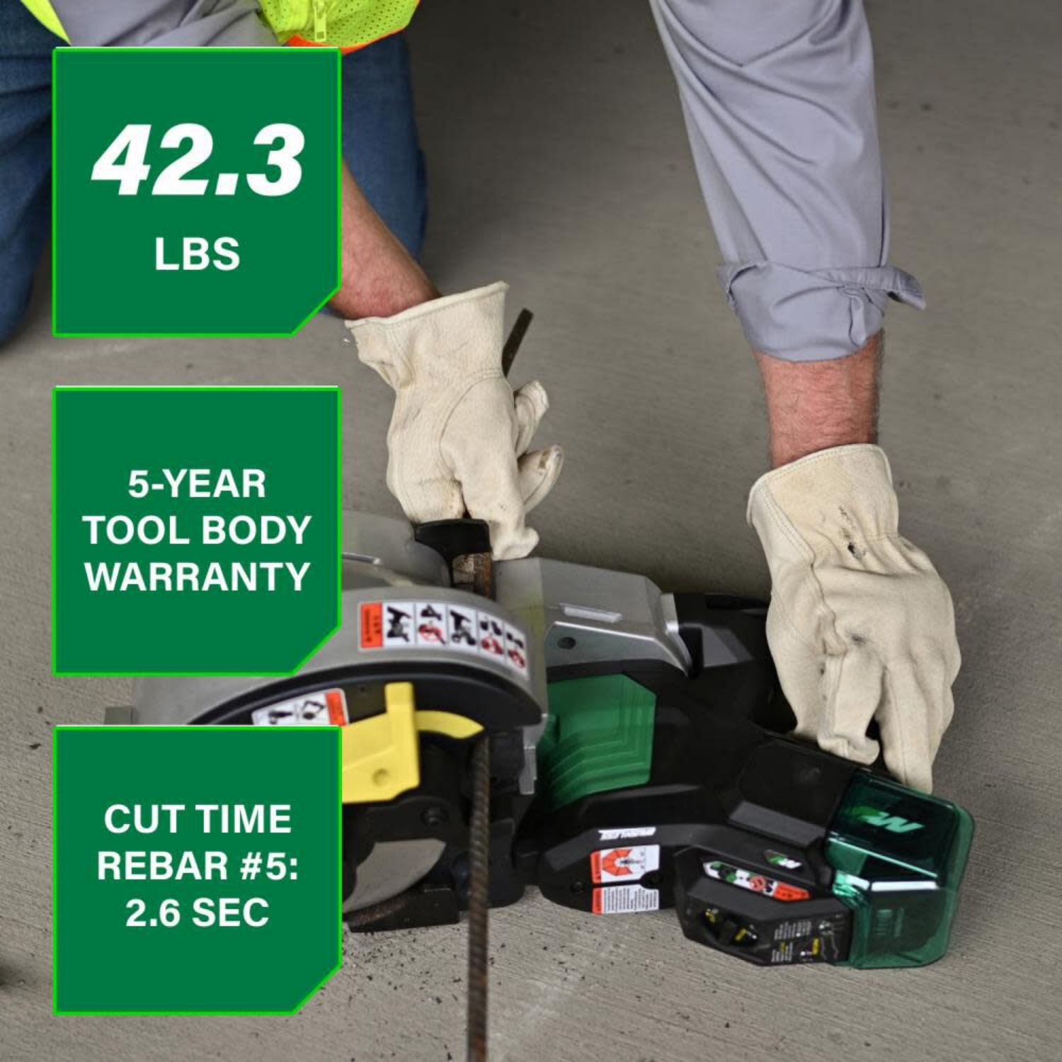 36V Cordless Rebar Bender & Cutter