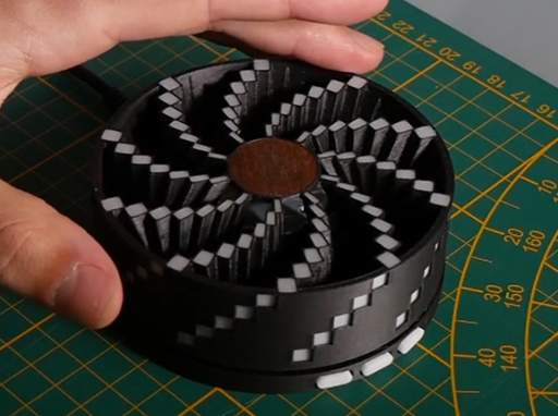 Rotating Illuminated Smart Clock