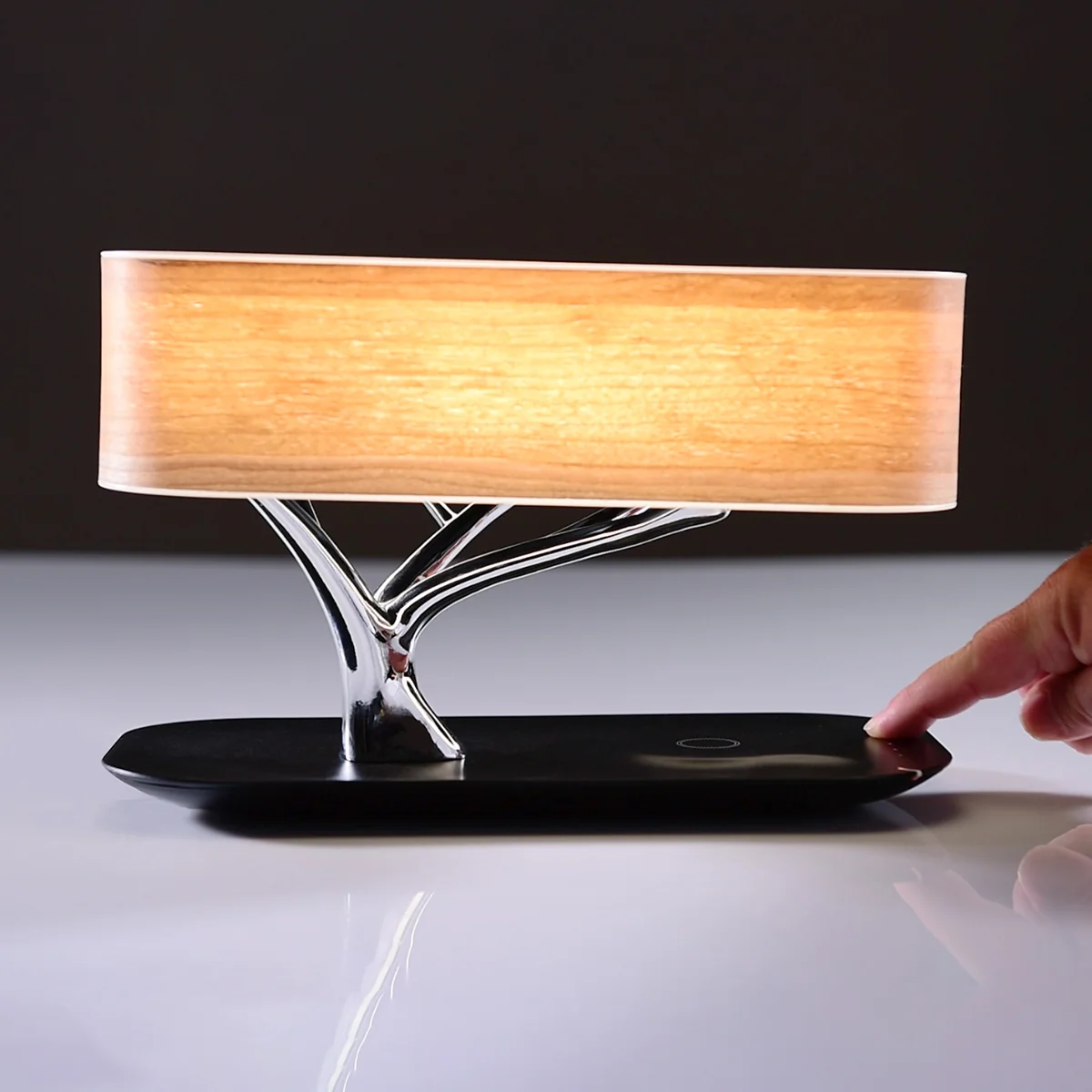3-in-1 Bonsai Lamp – Speaker, Charger & LED Light