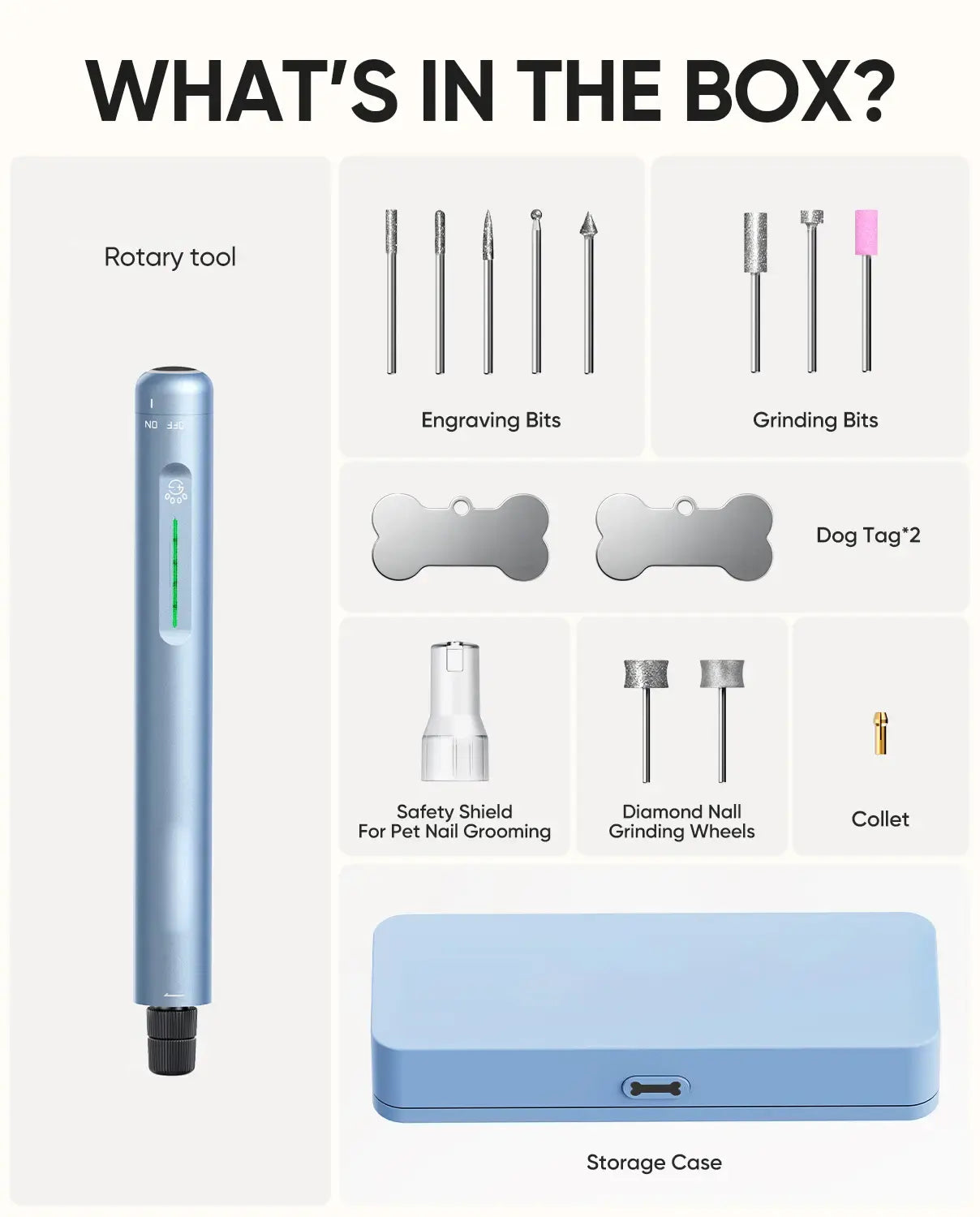 Pet Nail Grinder – Quiet, Safe & Rechargeable for Small & Medium Pets