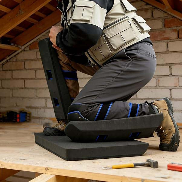 Climber Knee Pads – Self-Supporting Attic Crawling Kneepads