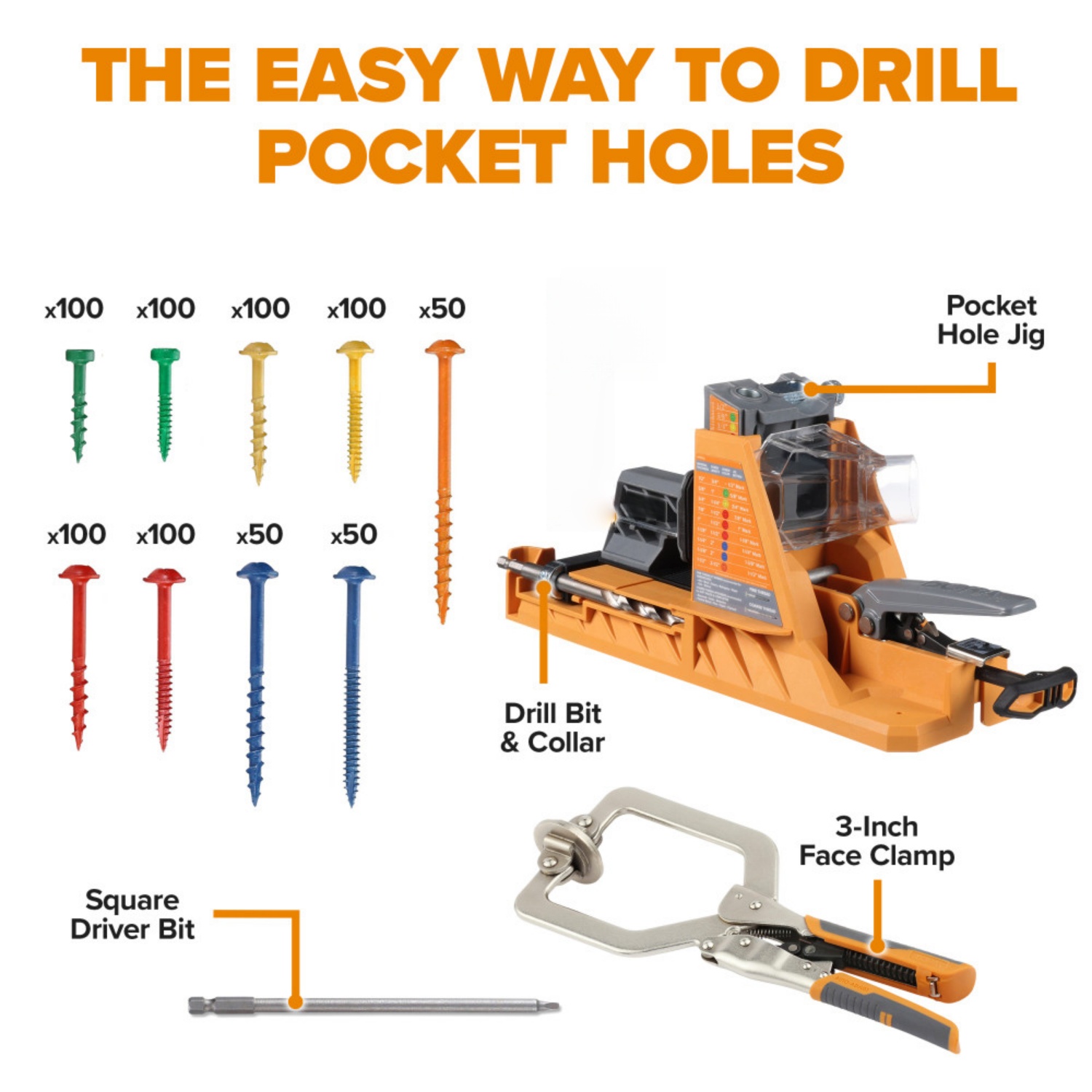 Pocket Hole Jig System – Self-Calibrating