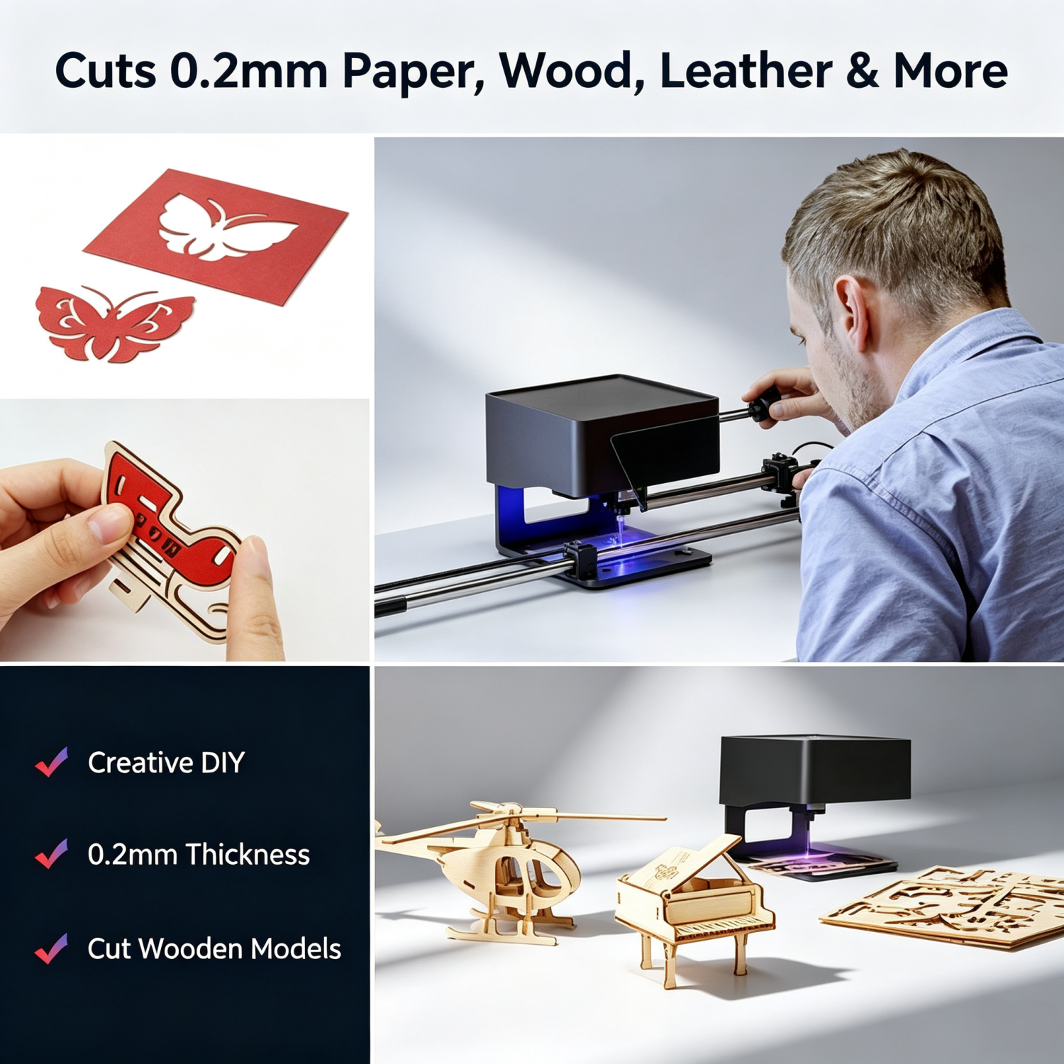 Mini Desktop Laser Engraver – 3W