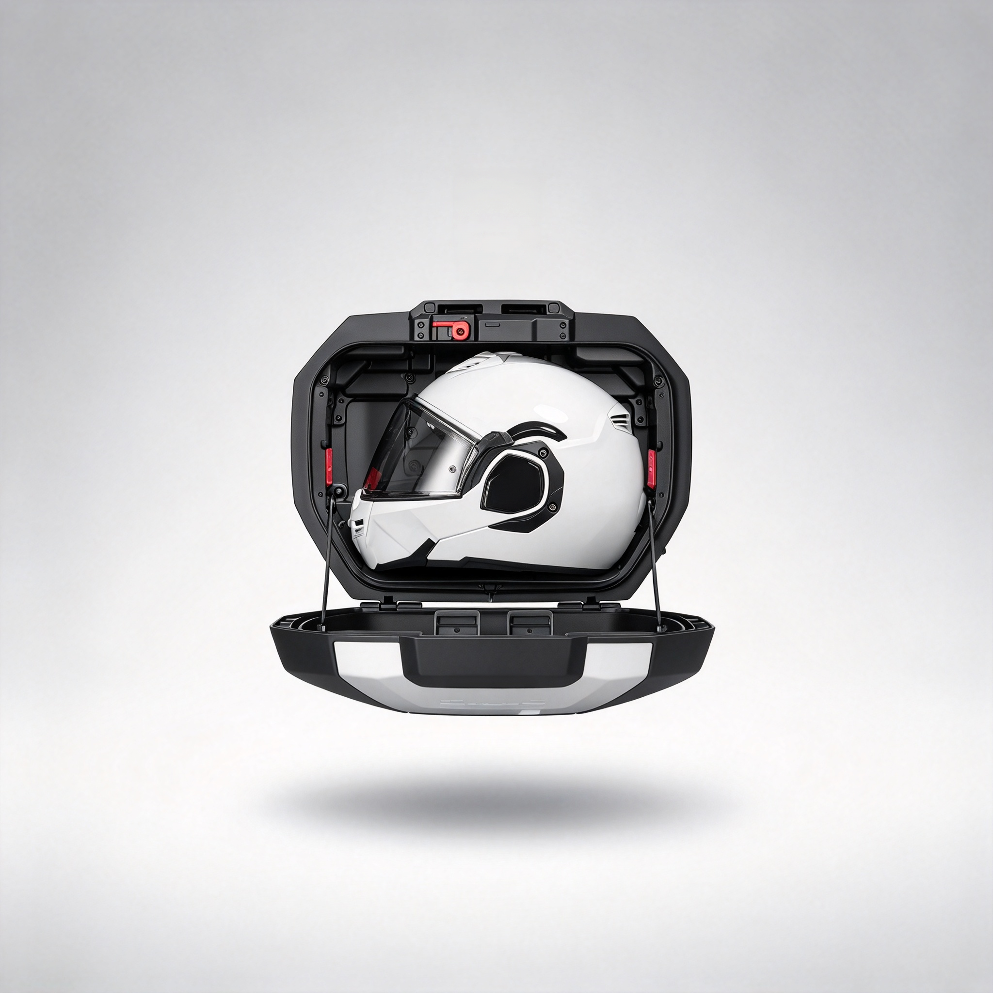 Expandable Aluminum Side Cases – 70mm Telescopic Expansion, Fits XL Modular Helmet, 10kg Capacity