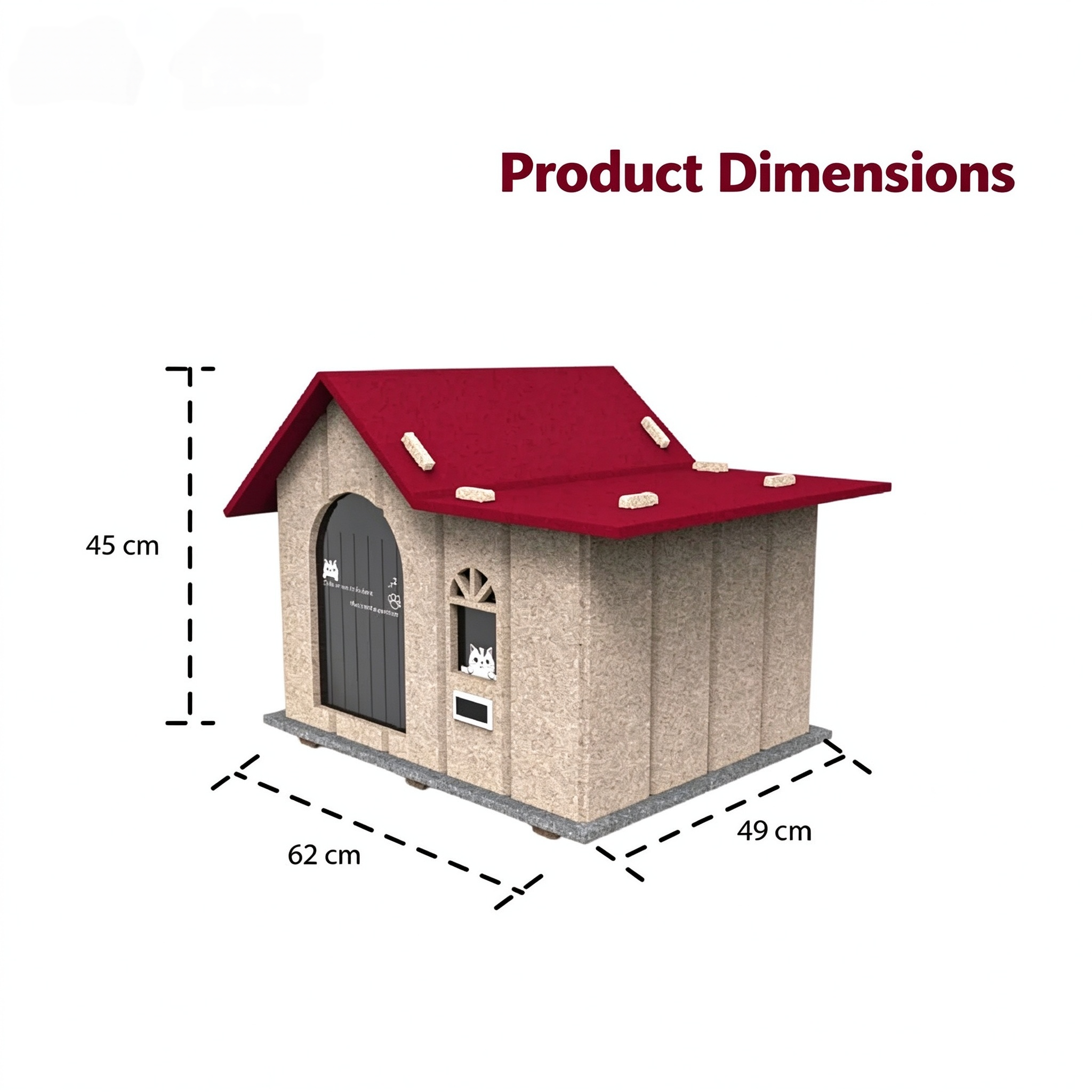 3-in-1 Climate Control Pet House – Cooling, Heating & Fan Modes, Auto Dehumidification