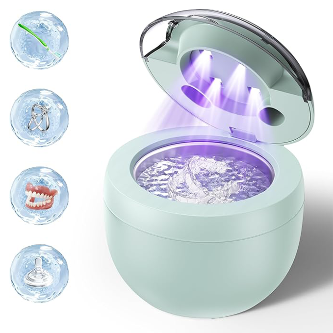 Dental ultrasonic retainer cleaning machine