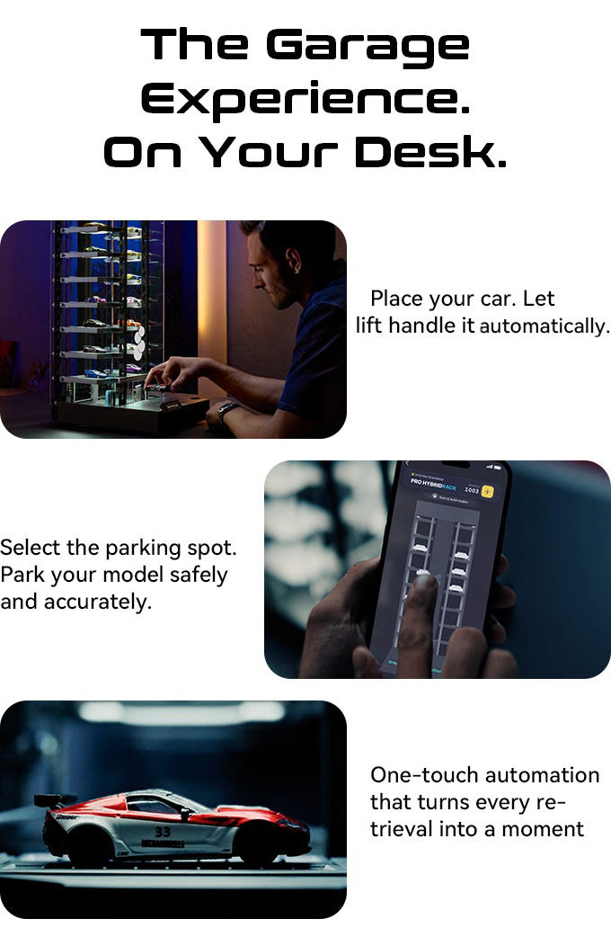 Smart Auto Parking Garage – 1:64 Scale Model Car Display System