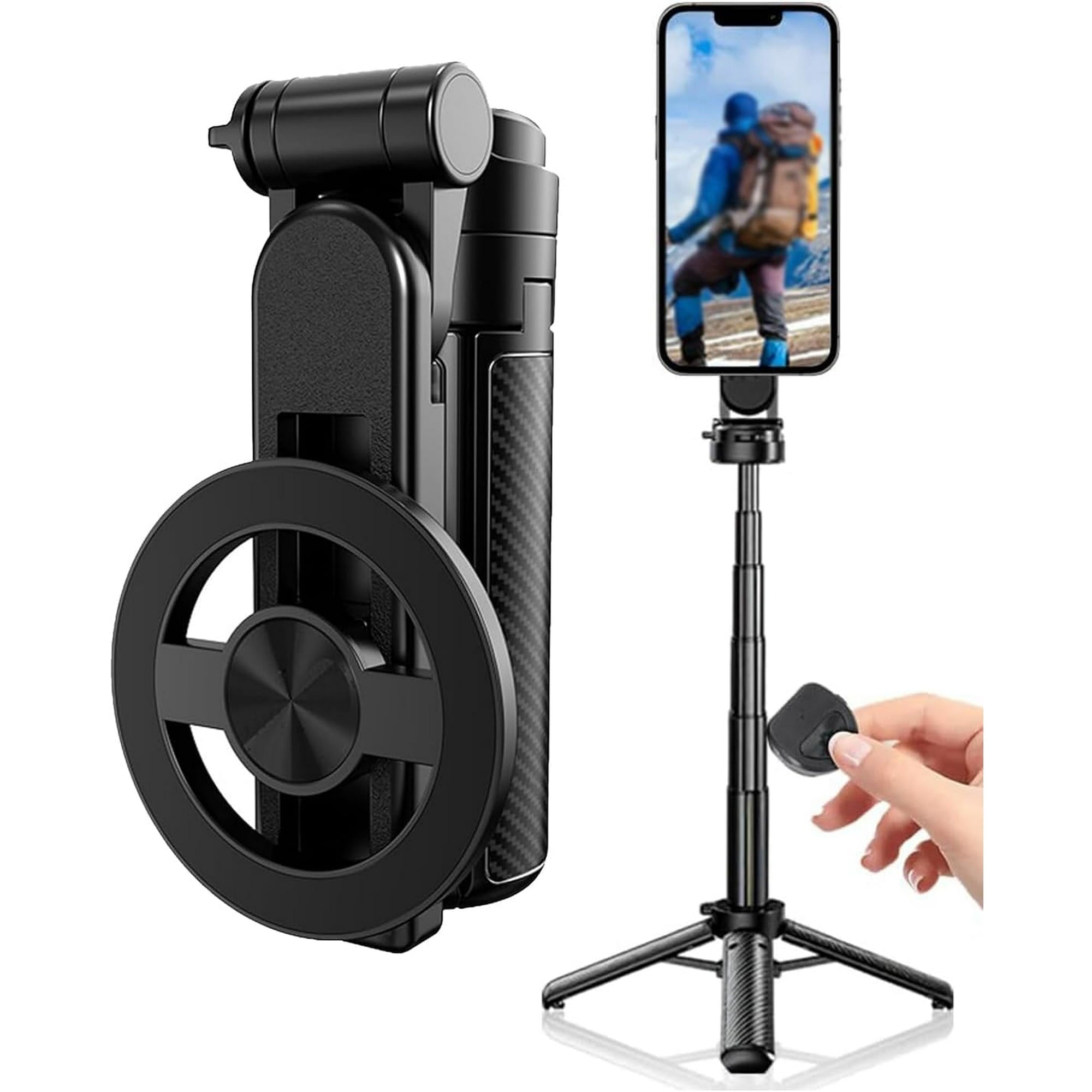 4-in-1 Multifunctional 360° Rotation Magnetic Selfie Stick