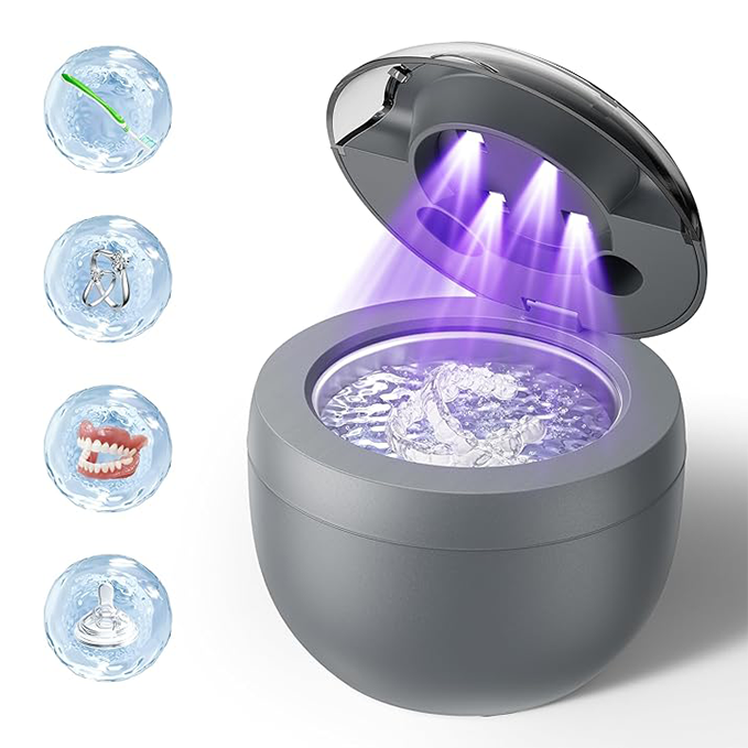 Dental ultrasonic retainer cleaning machine