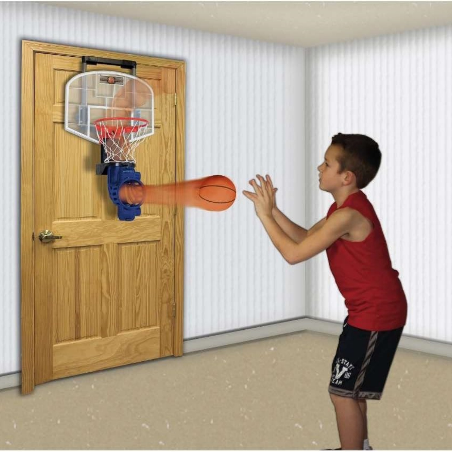 Over The Door Basketball Hoop – Auto Ball Return
