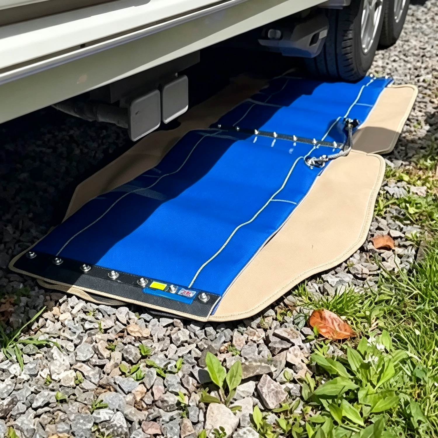 Pneumatic RV Leveling System for Dual-Axle Trailers