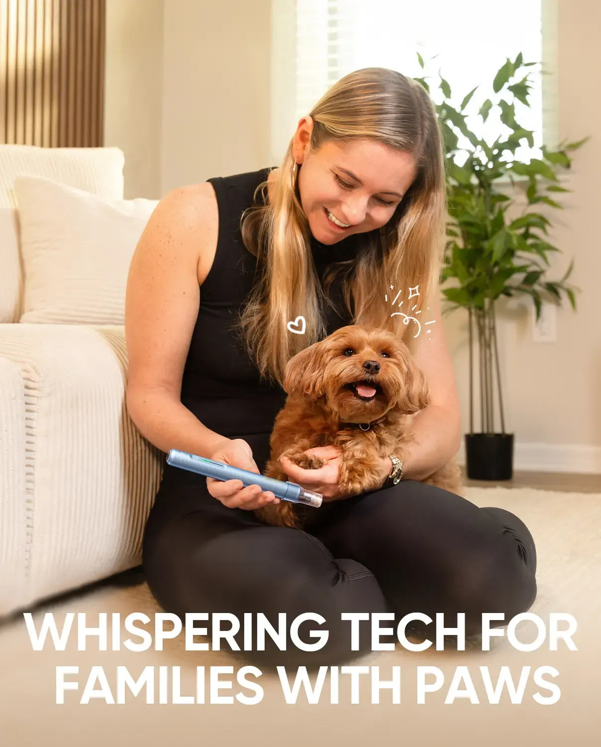 Pet Nail Grinder – Quiet, Safe & Rechargeable for Small & Medium Pets