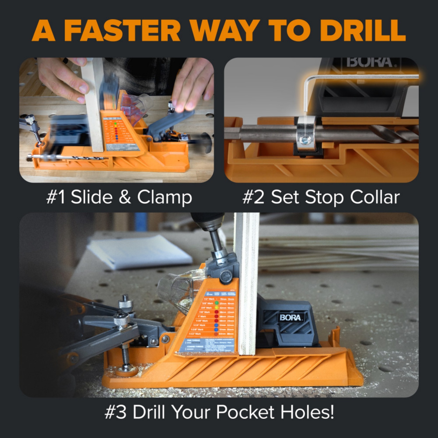 Pocket Hole Jig System – Self-Calibrating