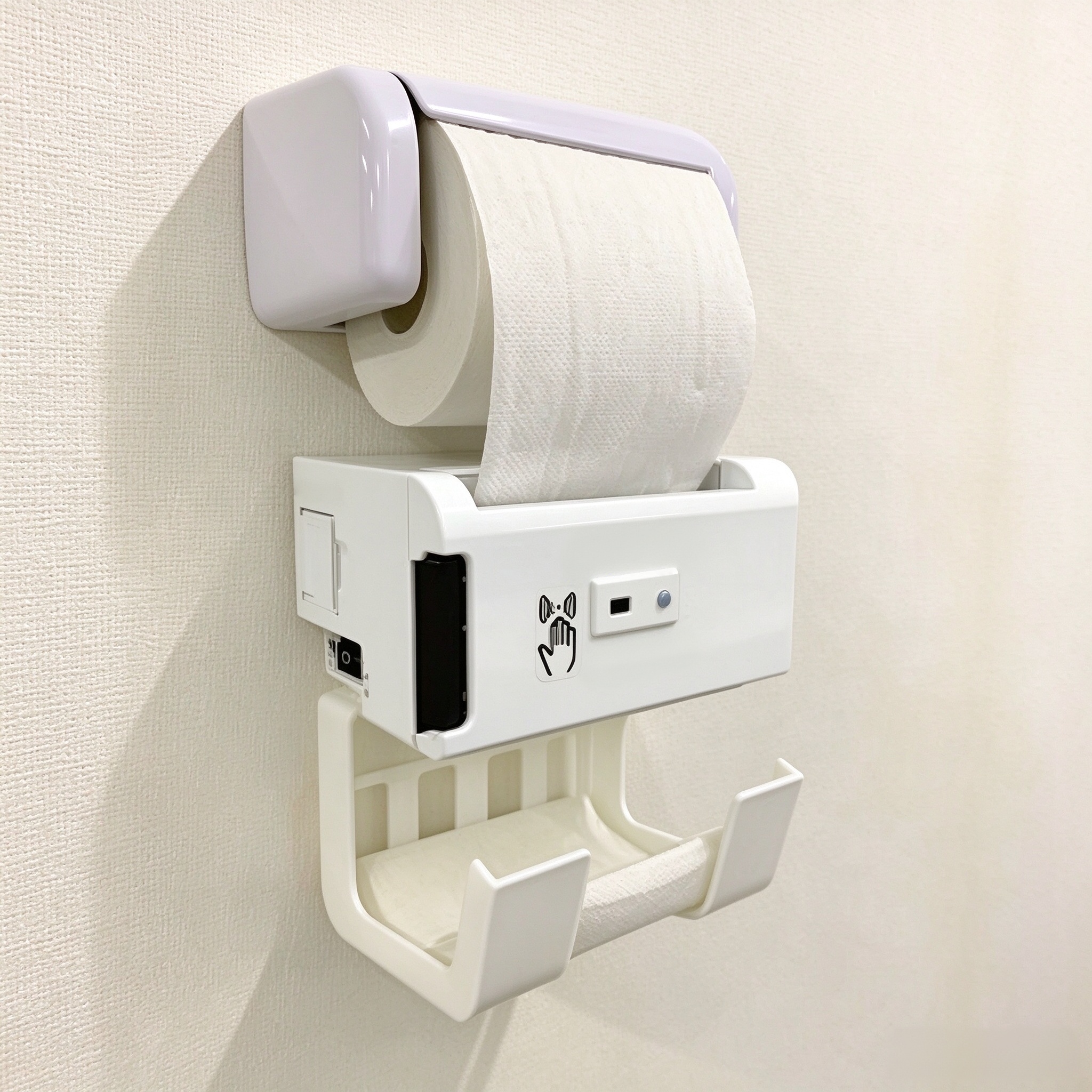 Sensor-Activated Toilet Paper Dispenser – Auto Cut, Fold & Dispense, Adjustable Length