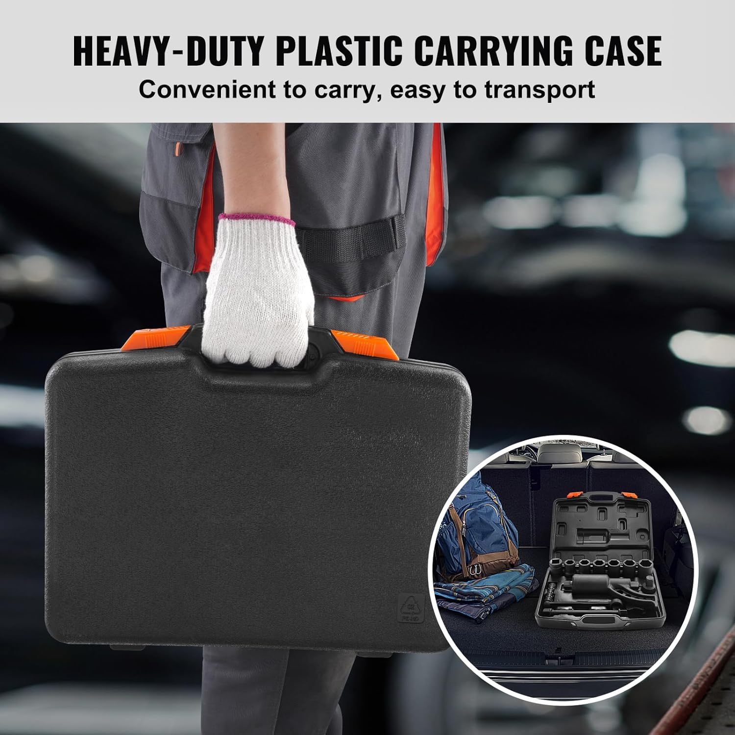 Torque Multiplier – 1:64 Gear Ratio, 6,800N·m Output, 8 Sockets (24-38mm), Storage Case