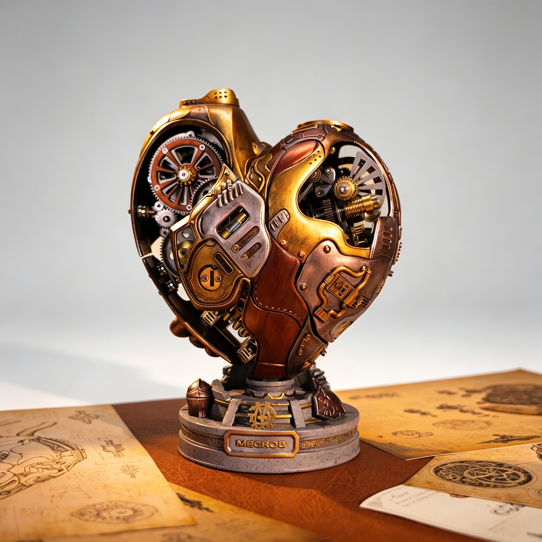 Kinetic Mechanical Sculpture – 699-Piece DIY Metal Model Kit