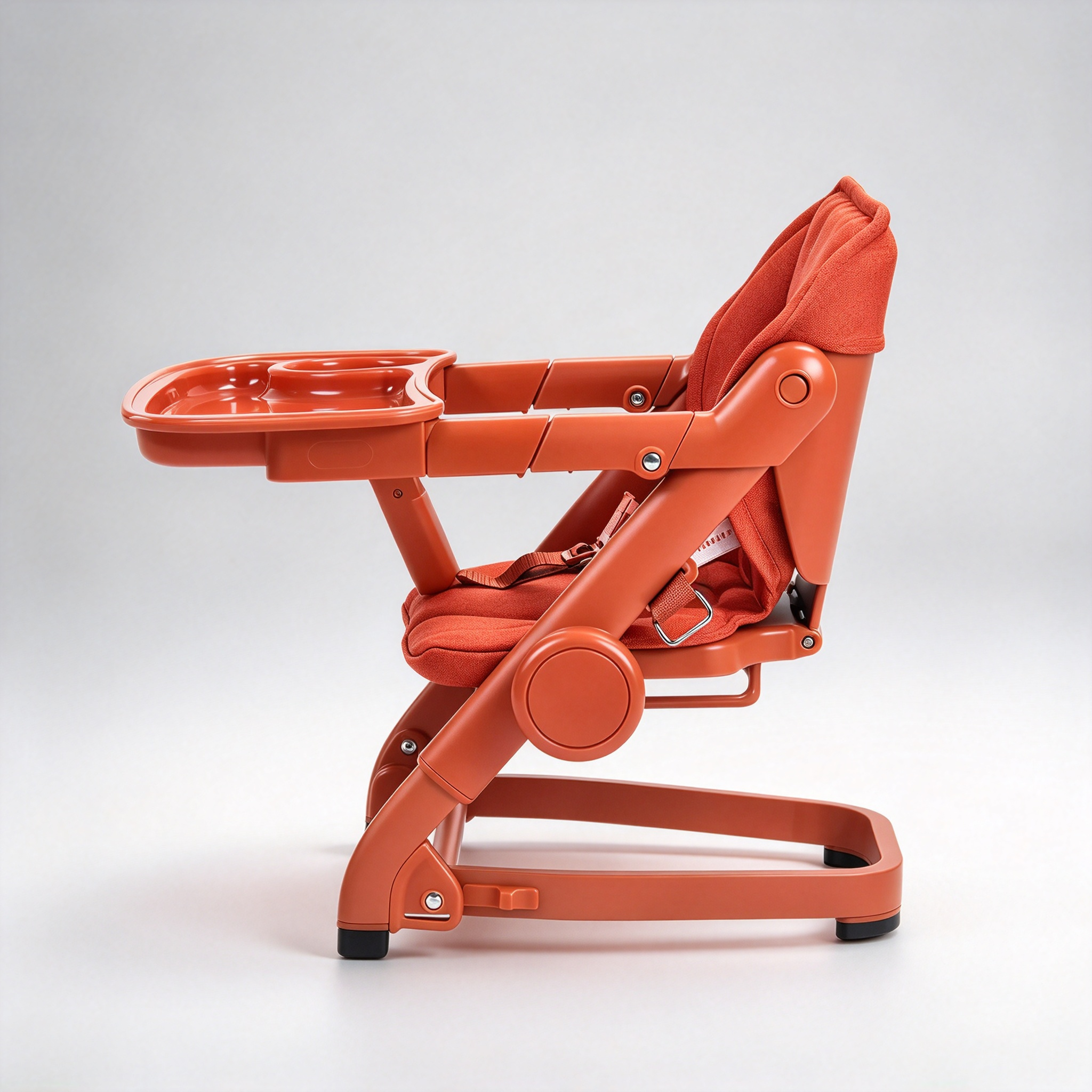 3-in-1 Portable Booster Seat – Swivel Tray, 4-Level Height, Fits Any Chair